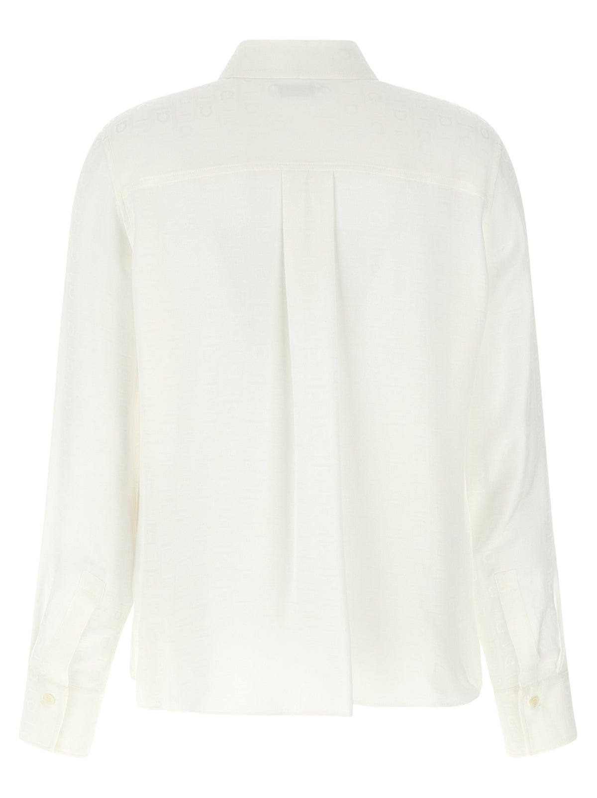 Ferragamo White Silk Women's Blouse