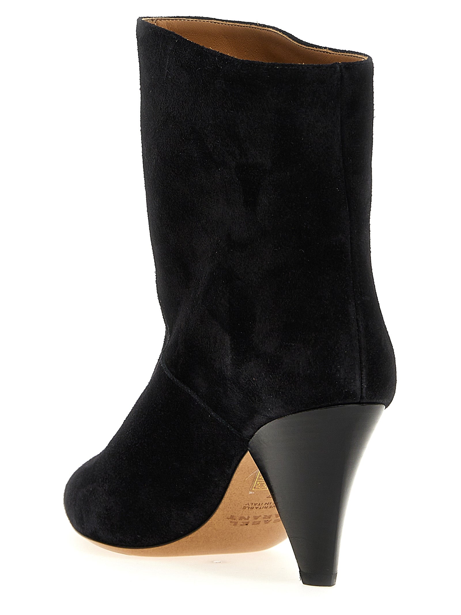 Isabel Marant Black Calfskin Ankle Women's Boots