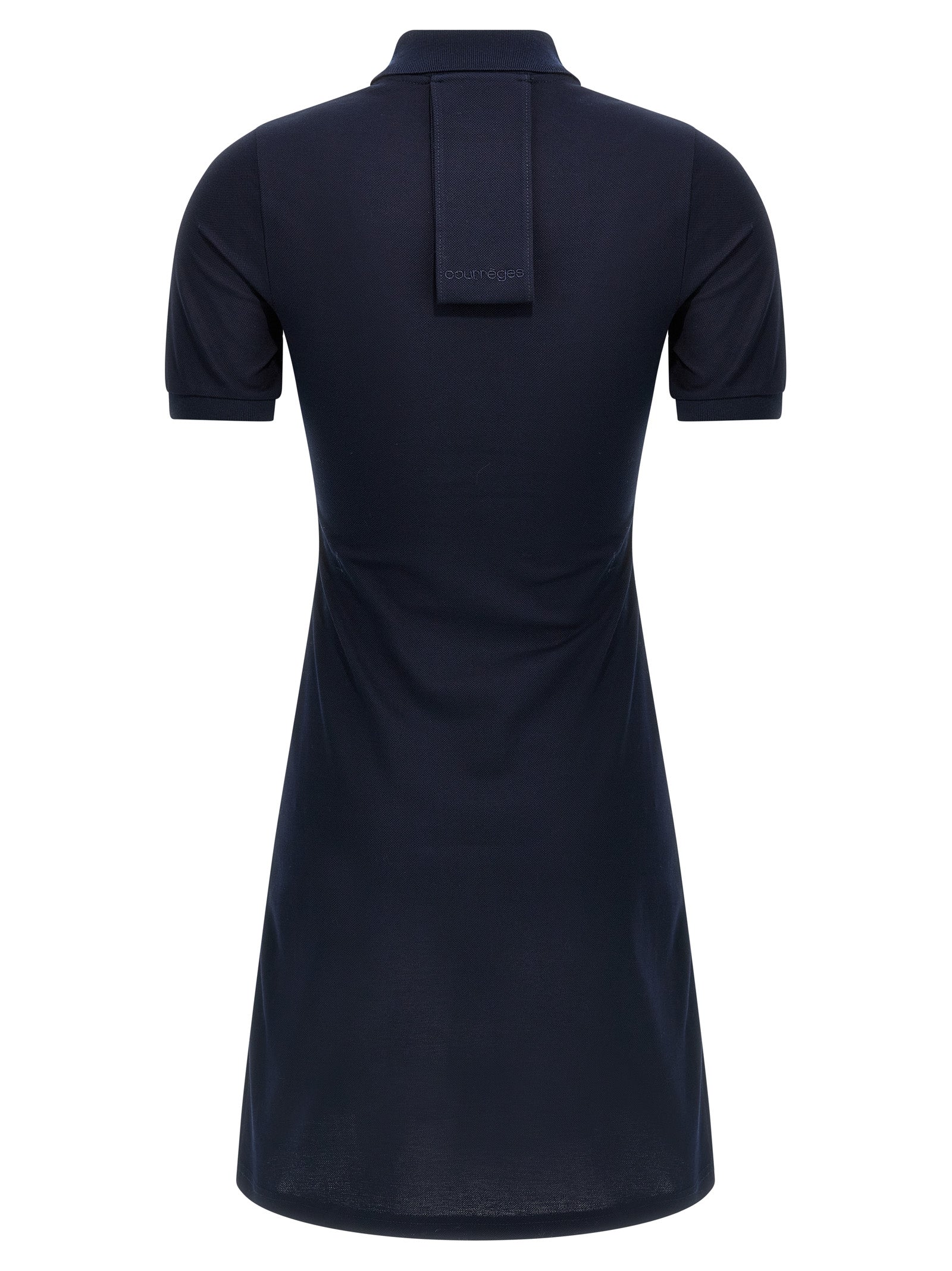 Courrèges Blue Cotton Short Women's Dress
