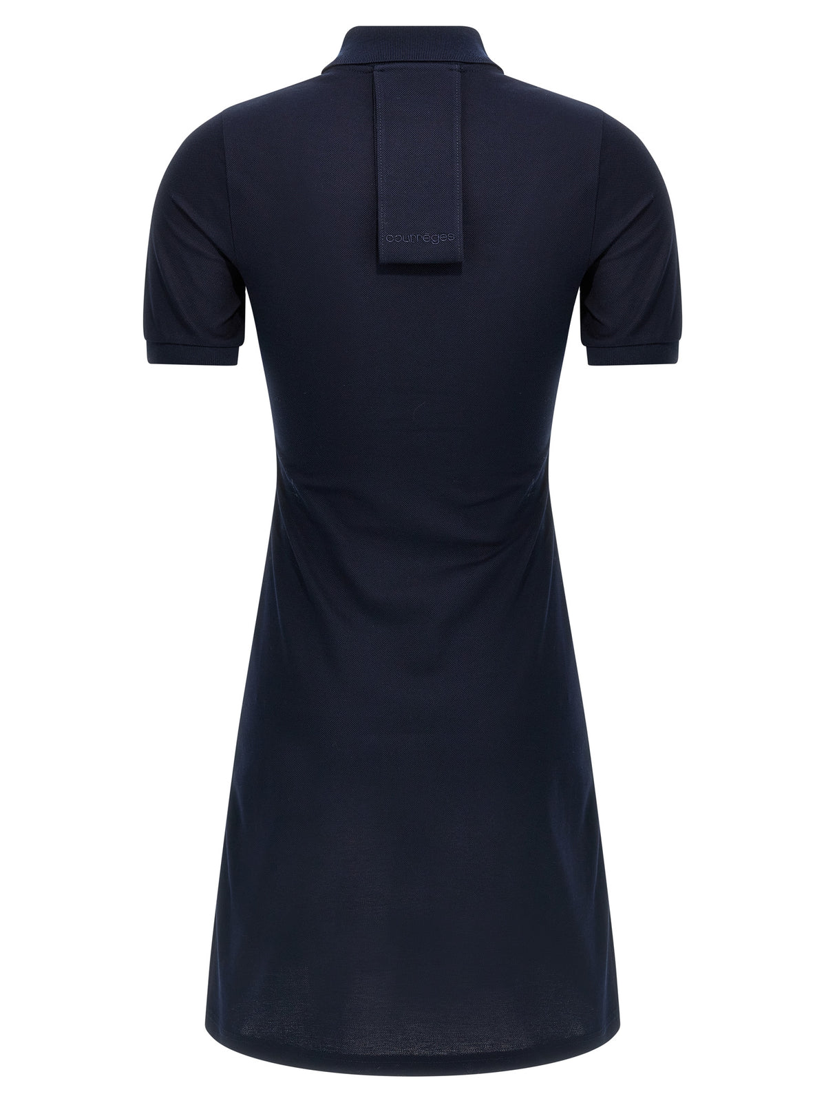 Courrèges Blue Cotton Short Women's Dress