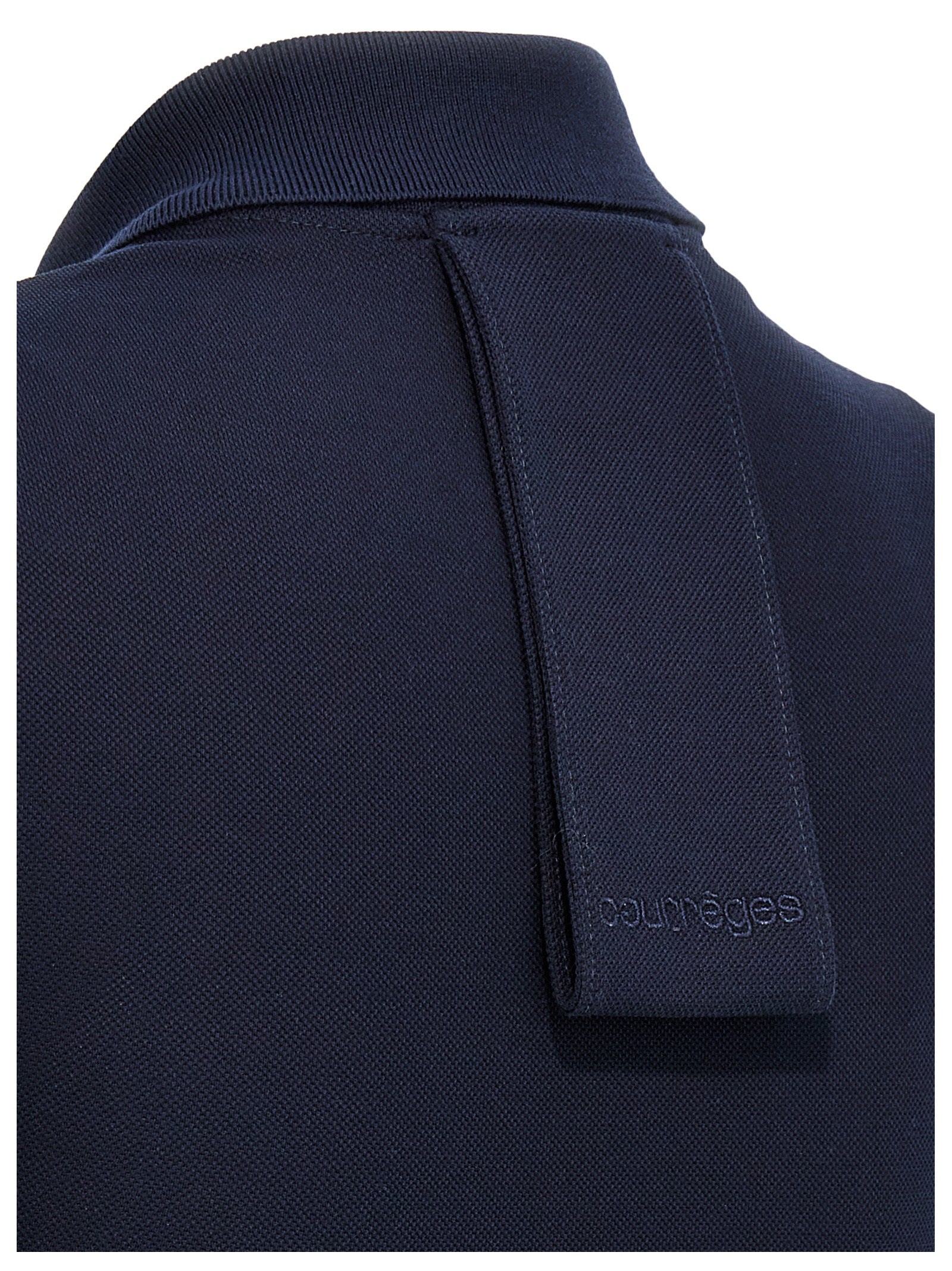 Courrèges Blue Cotton Short Women's Dress