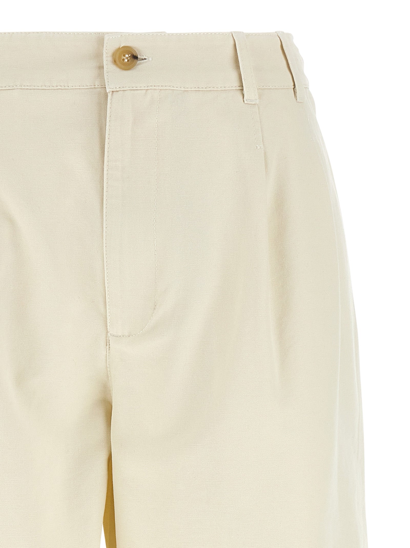 A.P.C. Beige Cotton Casual Women's Pants