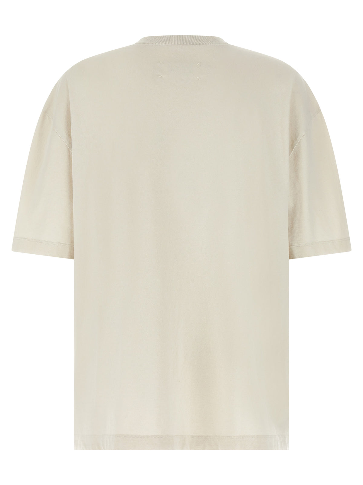 Maison Margiela Beige Cotton Men's T-Shirt
