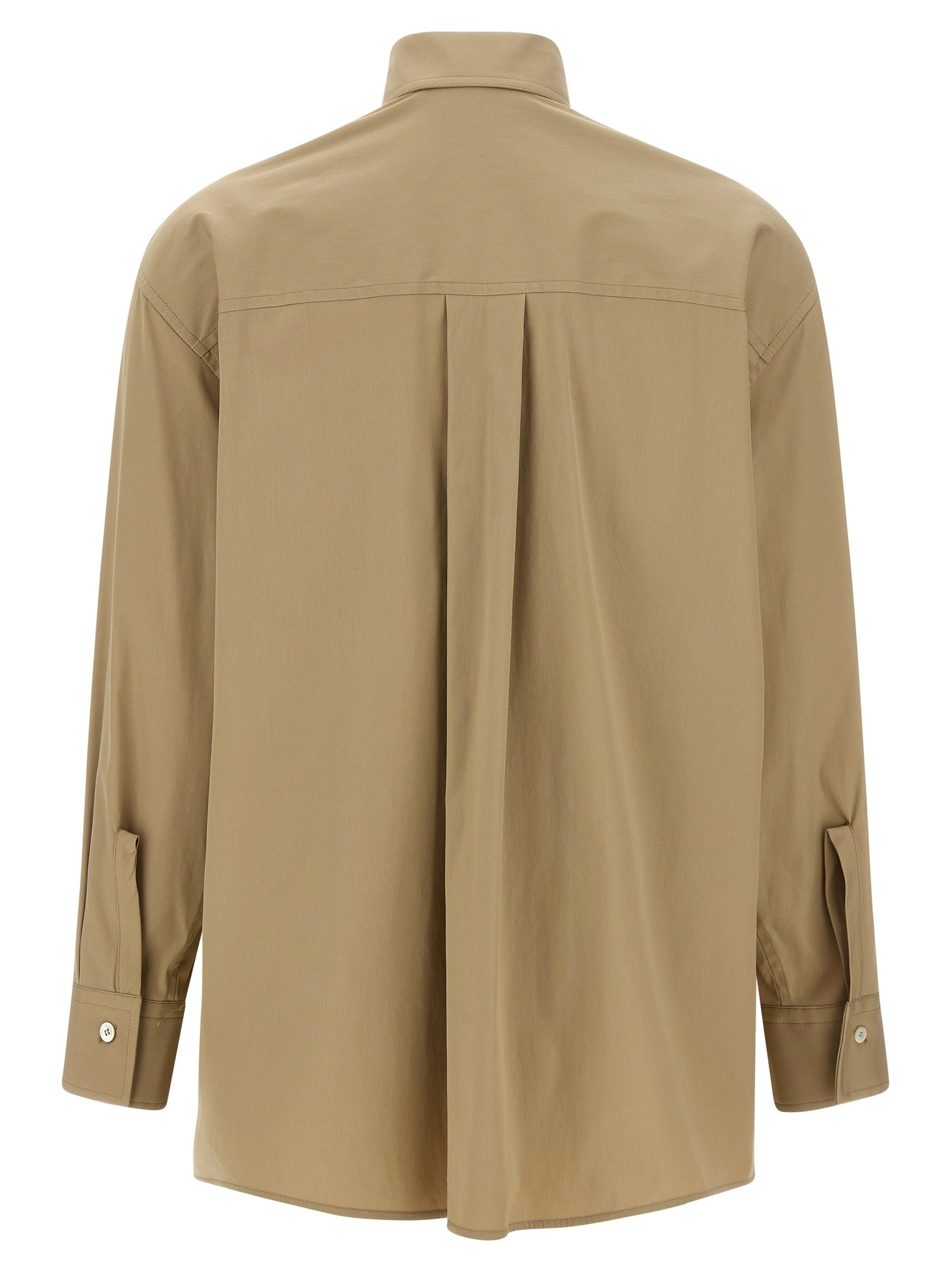 Ferragamo Beige Cotton Women's Blouse