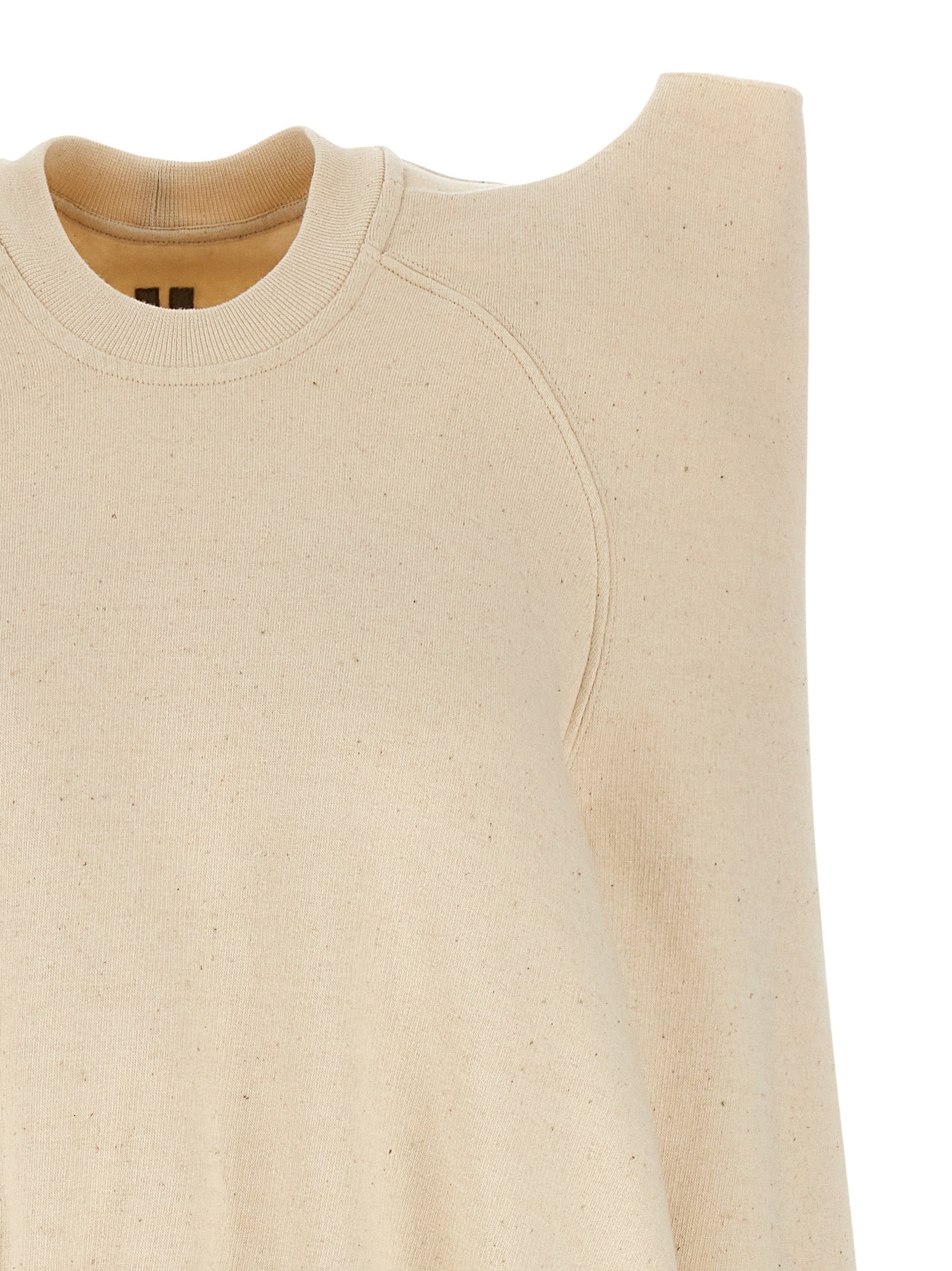 DRKSHDW Beige Cotton Women's Sweatshirt