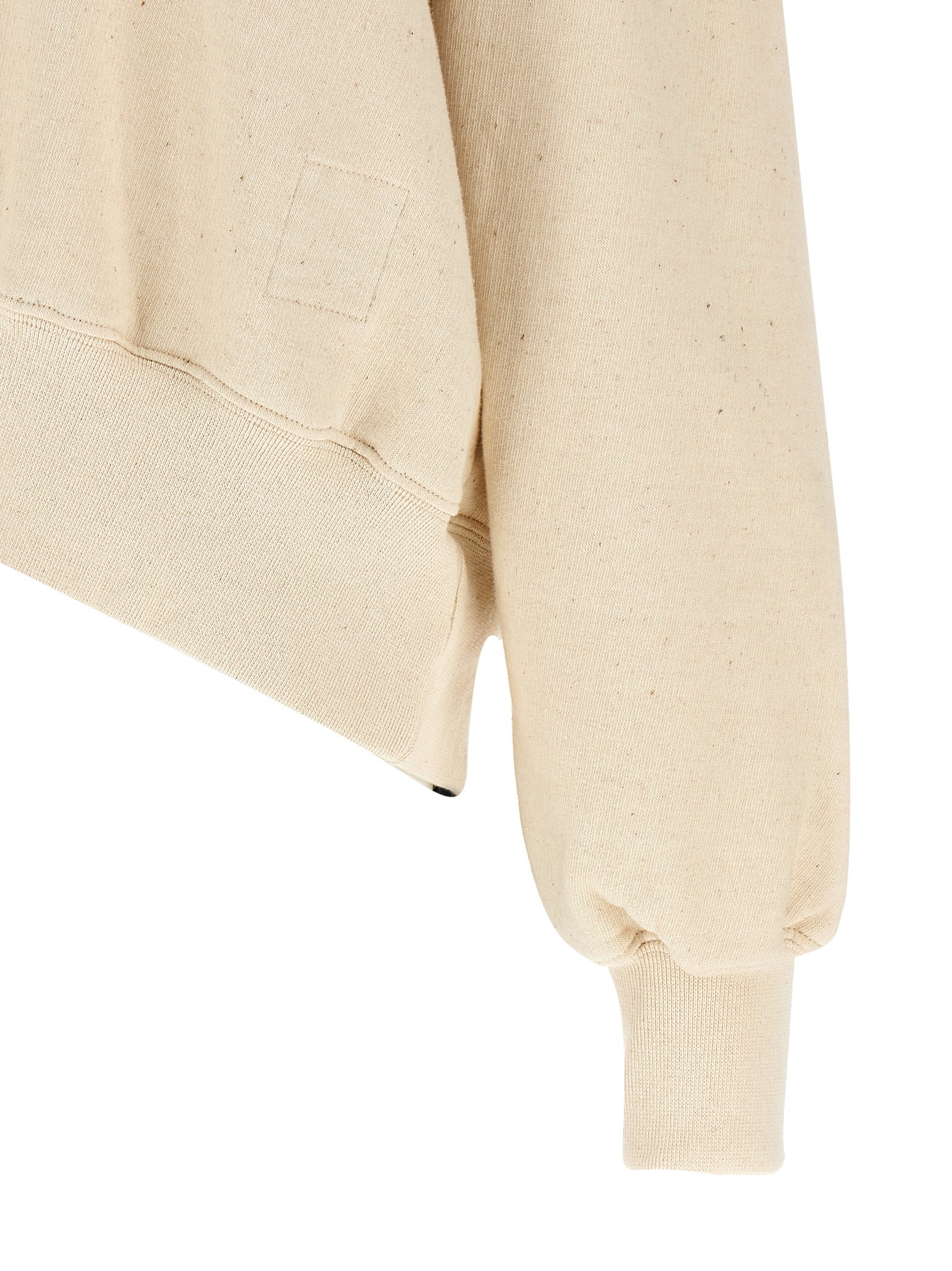 DRKSHDW Beige Cotton Women's Sweatshirt