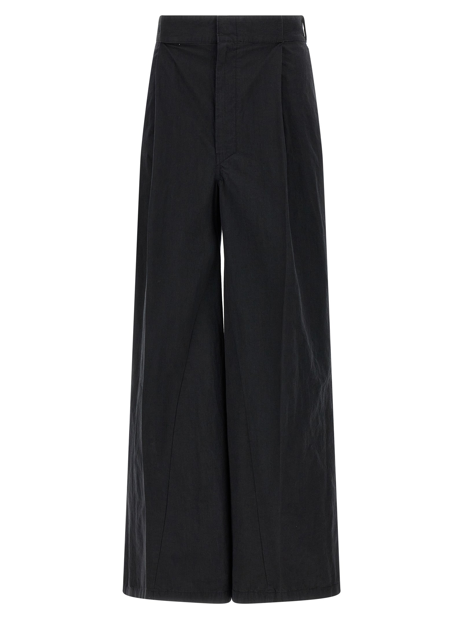 Maison Margiela Black Cotton Casual Women's Pants