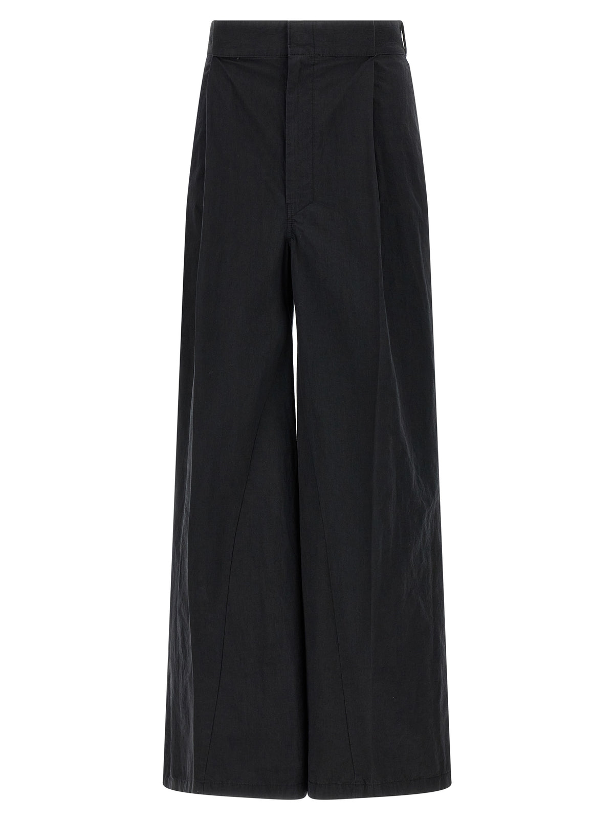 Maison Margiela Black Cotton Casual Women's Pants