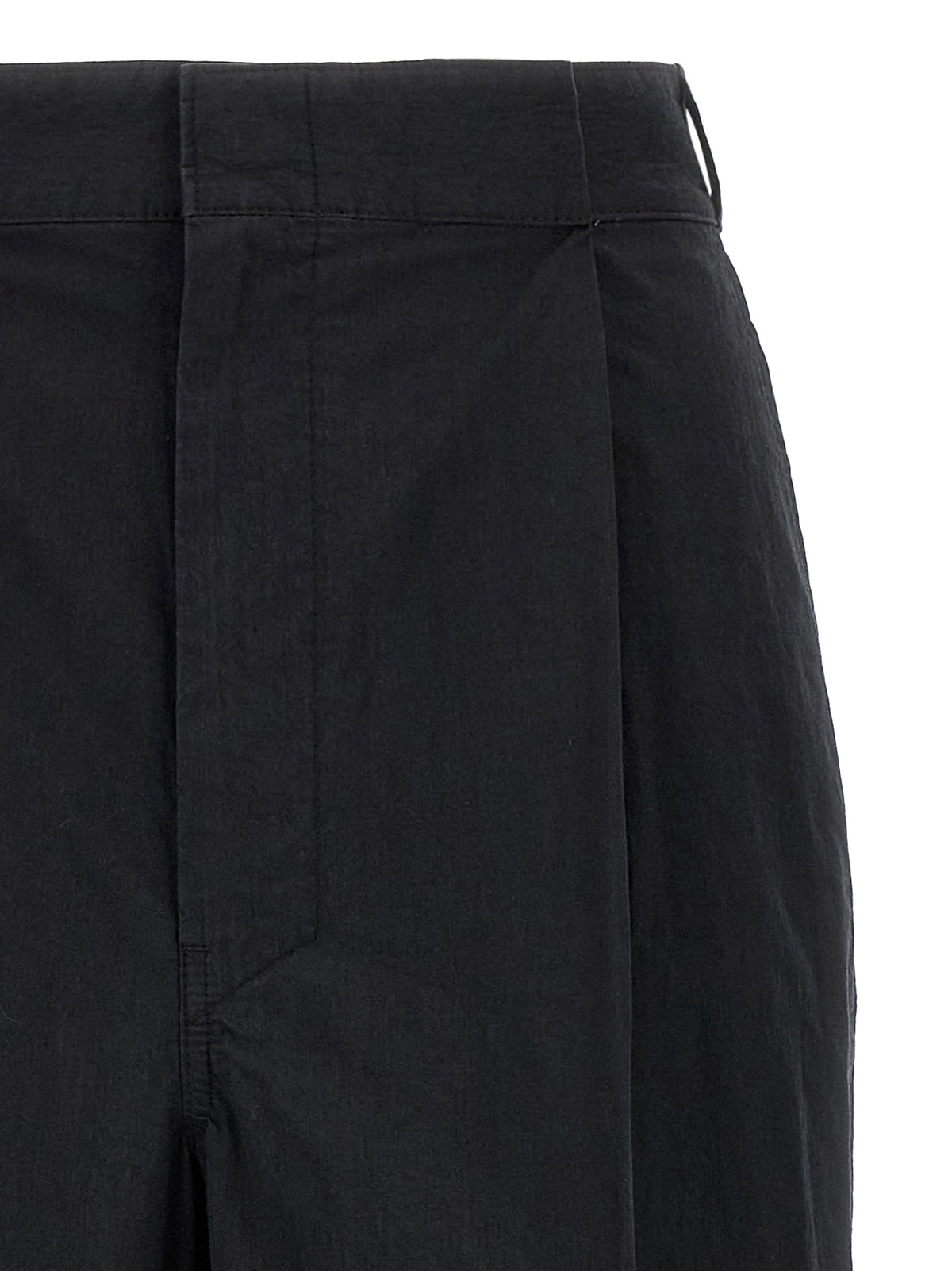 Maison Margiela Black Cotton Casual Women's Pants
