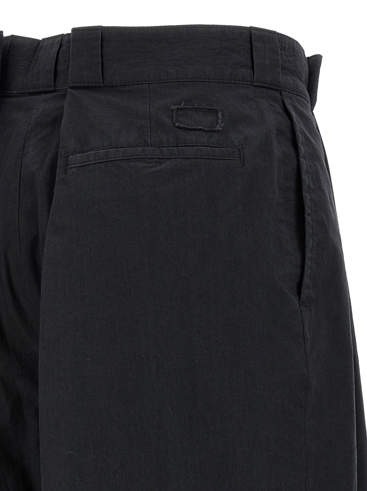 Maison Margiela Black Cotton Casual Women's Pants