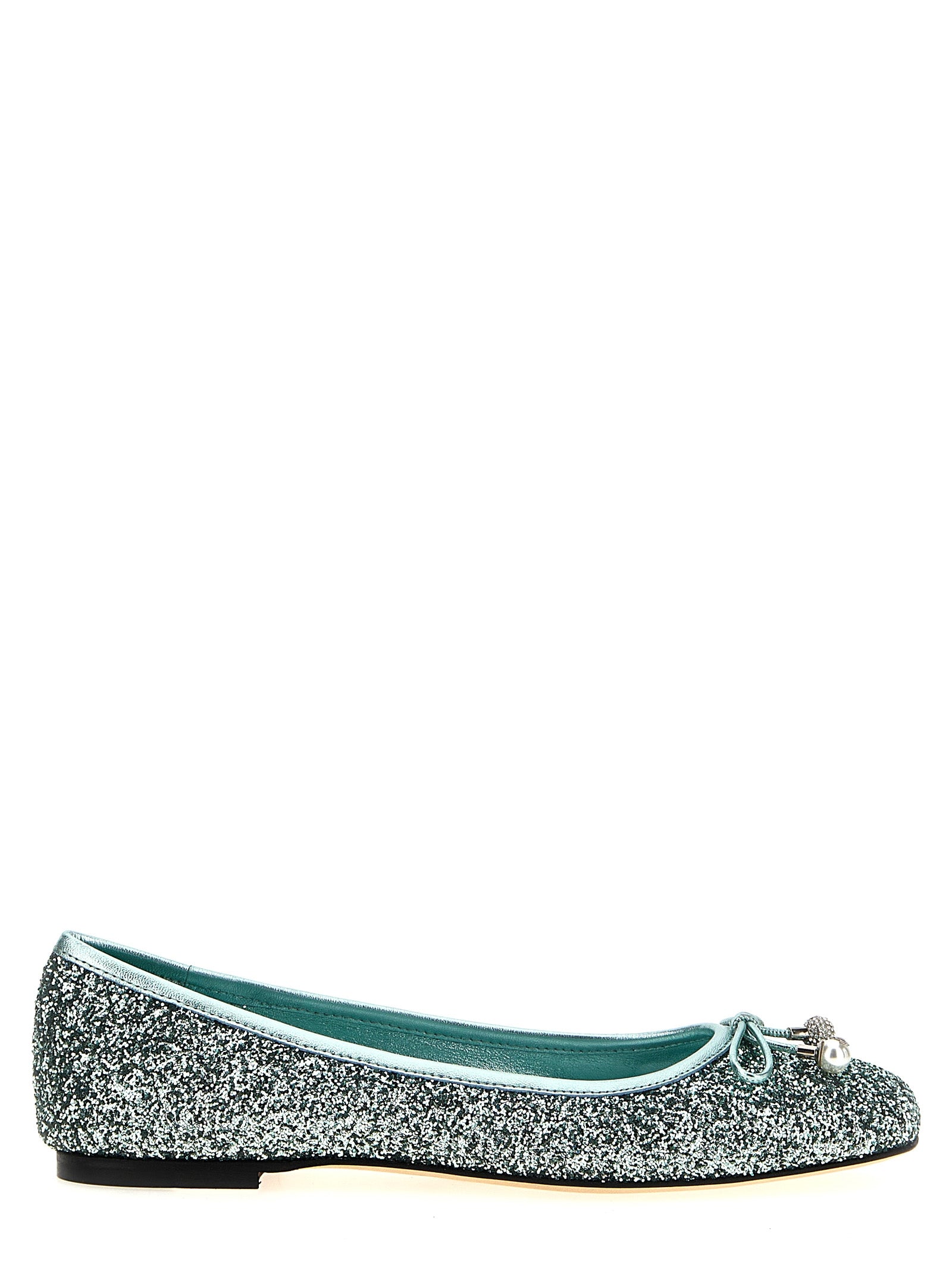 Jimmy Choo Bicolor Textile Ballet Women's Flats