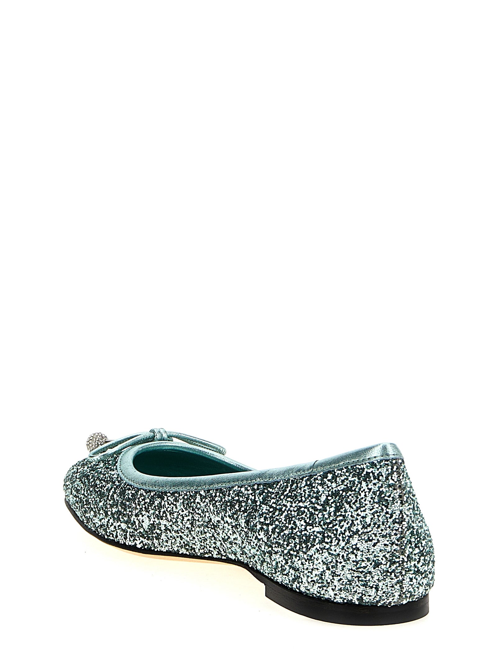 Jimmy Choo Bicolor Textile Ballet Women's Flats