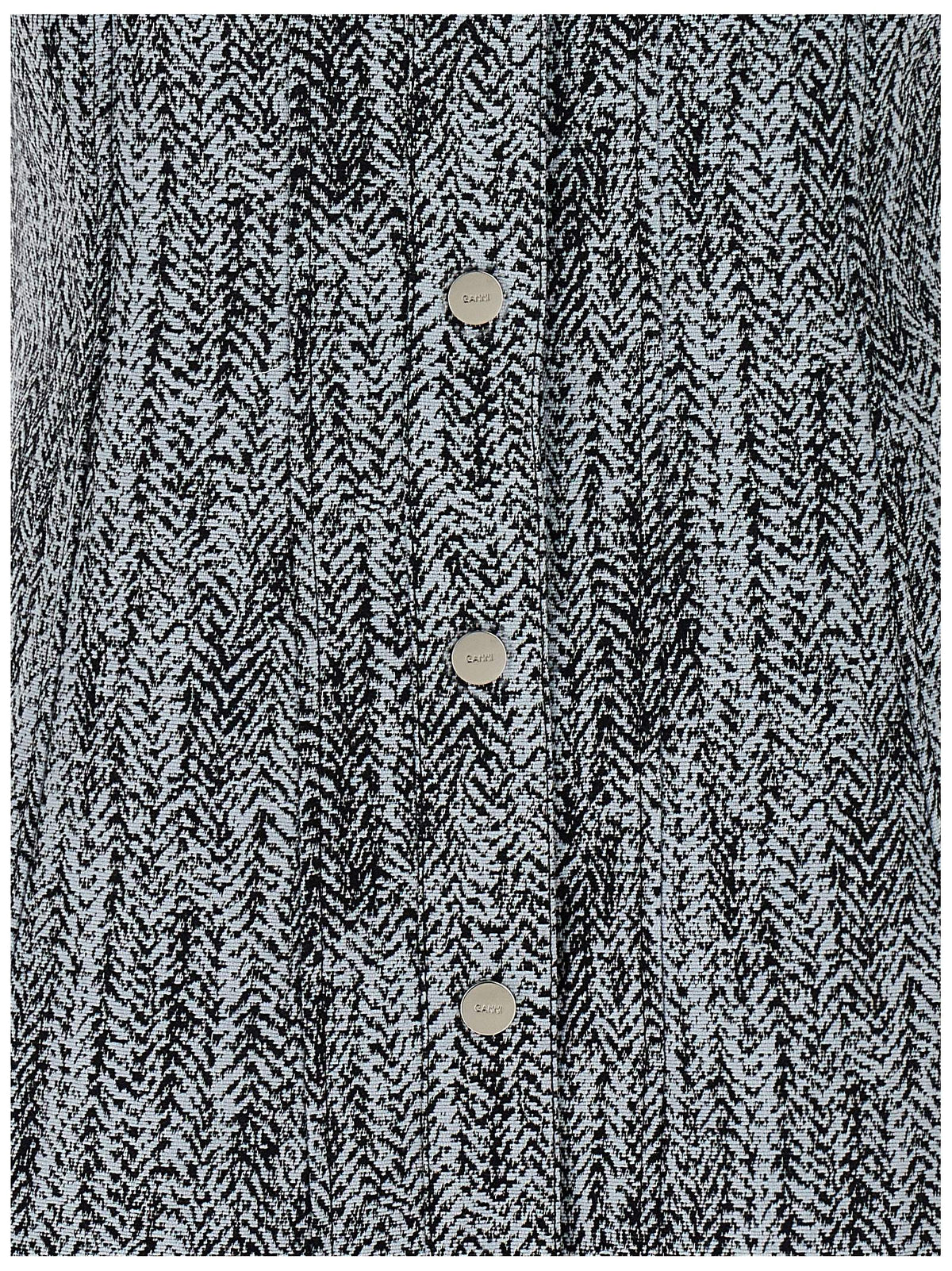Ganni Multicolor Cotton Short Women's Dress
