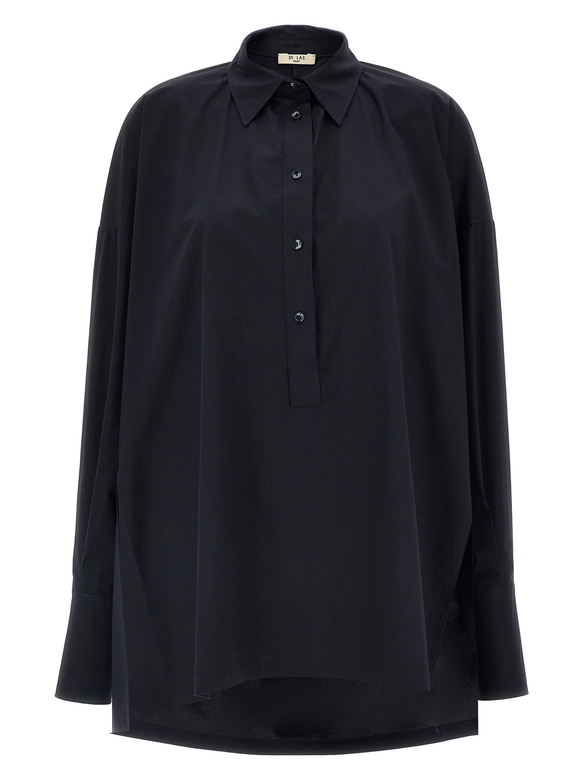 DI.LA3 PARI' Blue Cotton Women's Blouse