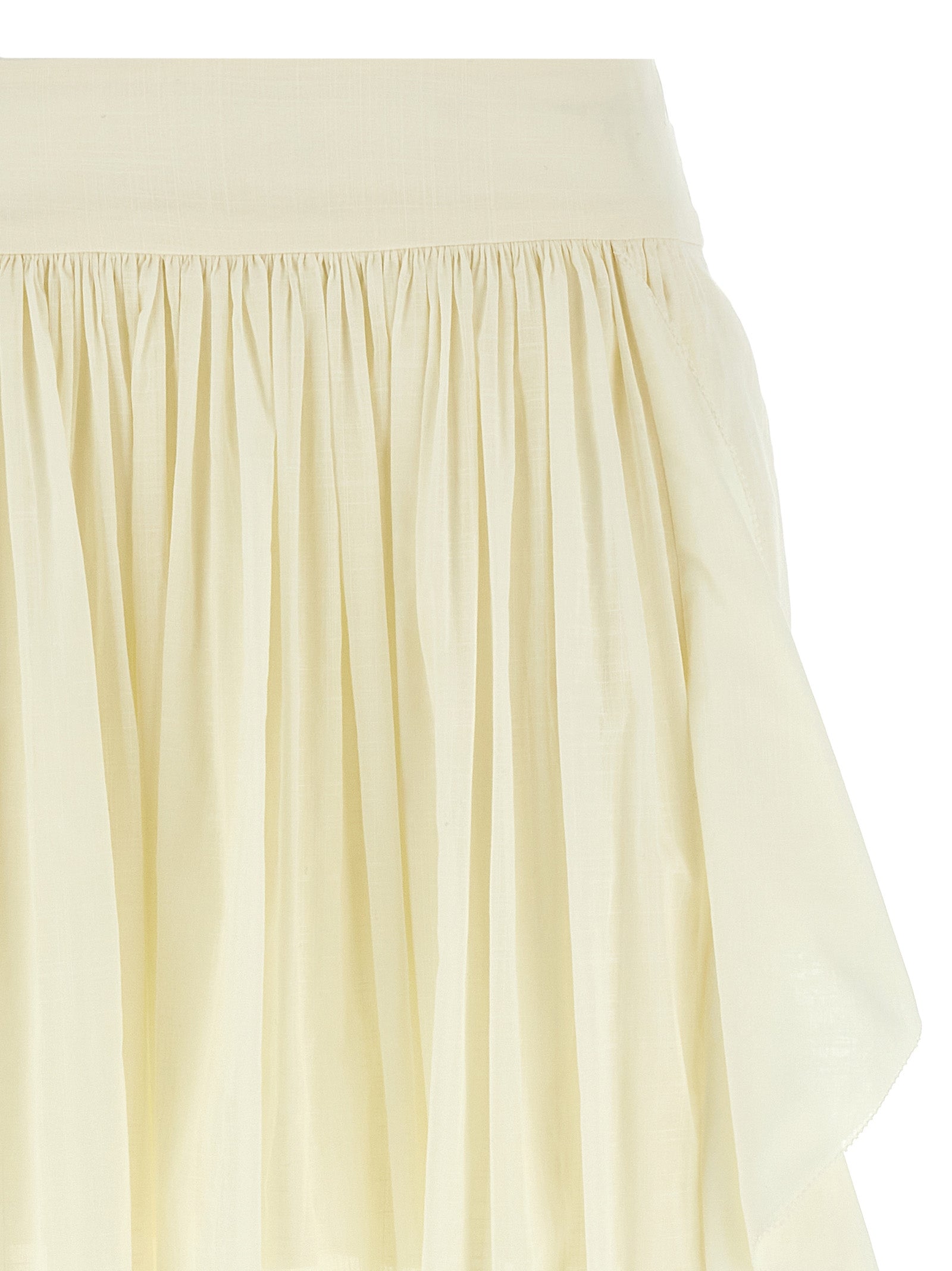 Zimmermann White Cotton Mini Women's Skirt