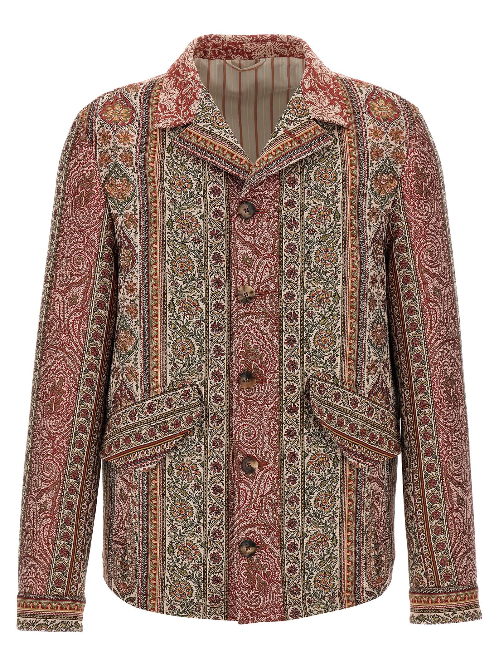 Etro Multicolor Polyester Men's Blouse