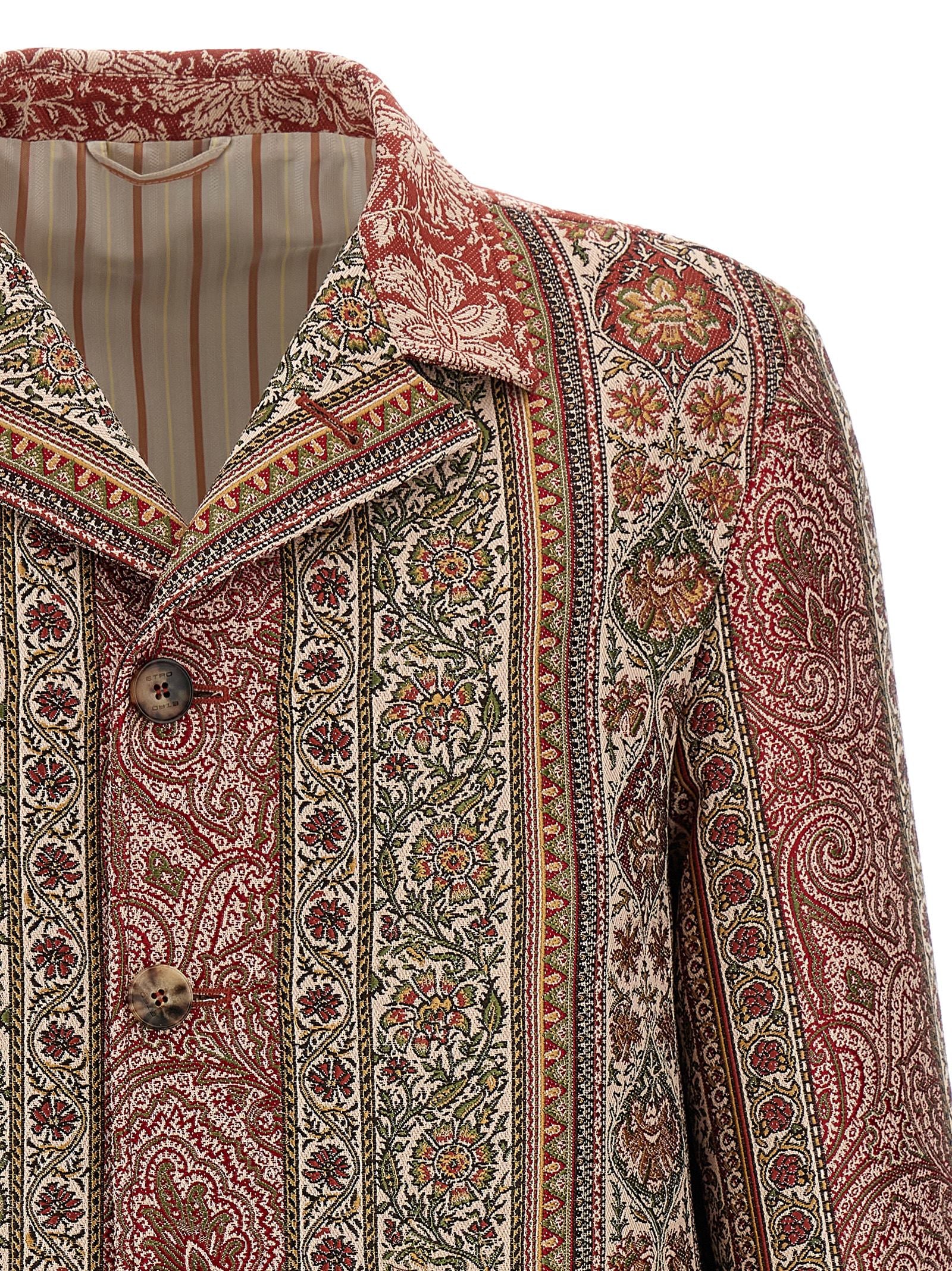 Etro Multicolor Polyester Men's Blouse