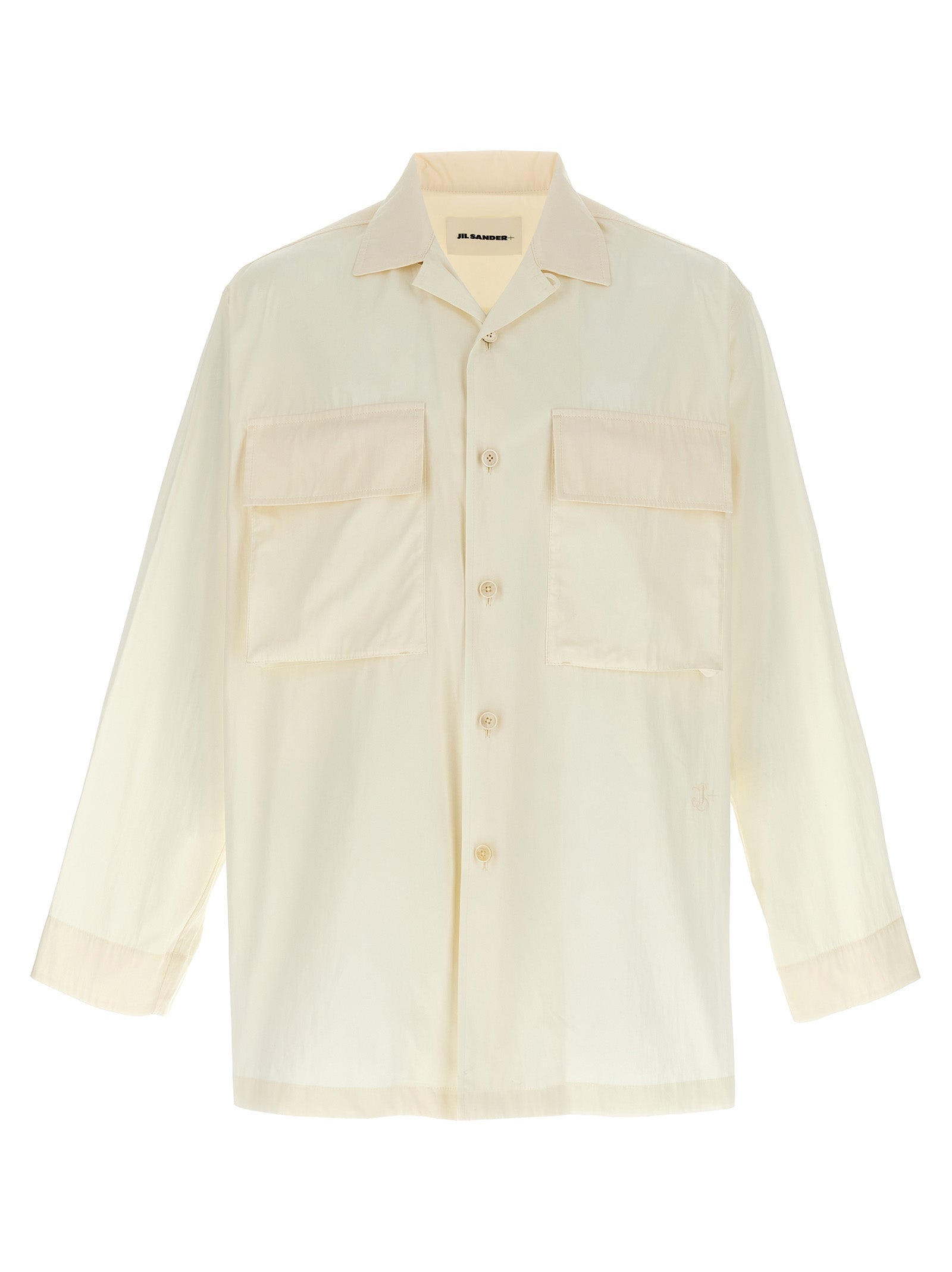 Jil Sander White Cotton Men's Blouse