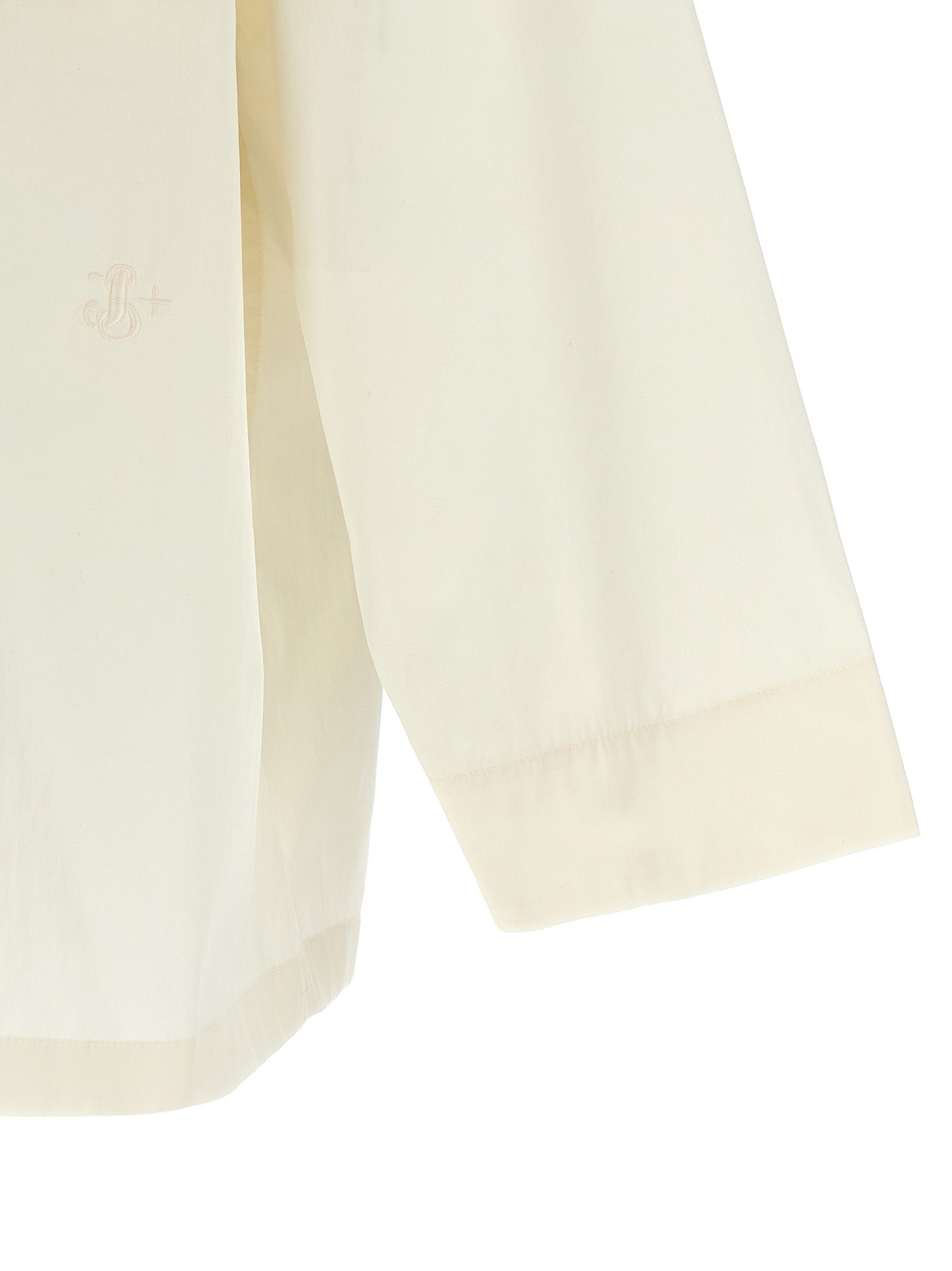 Jil Sander White Cotton Men's Blouse