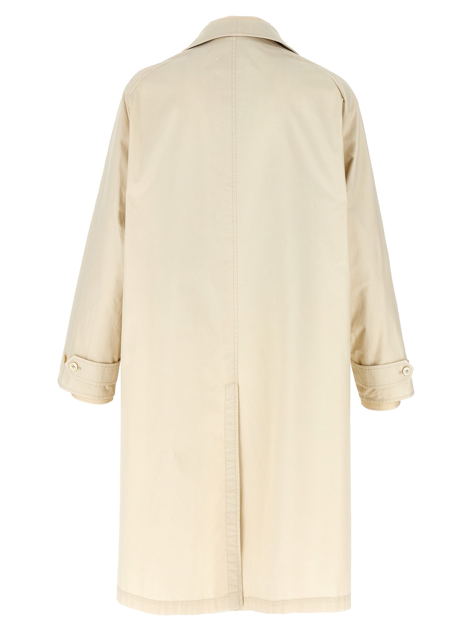 Maison Margiela Beige Cotton Men's Coat