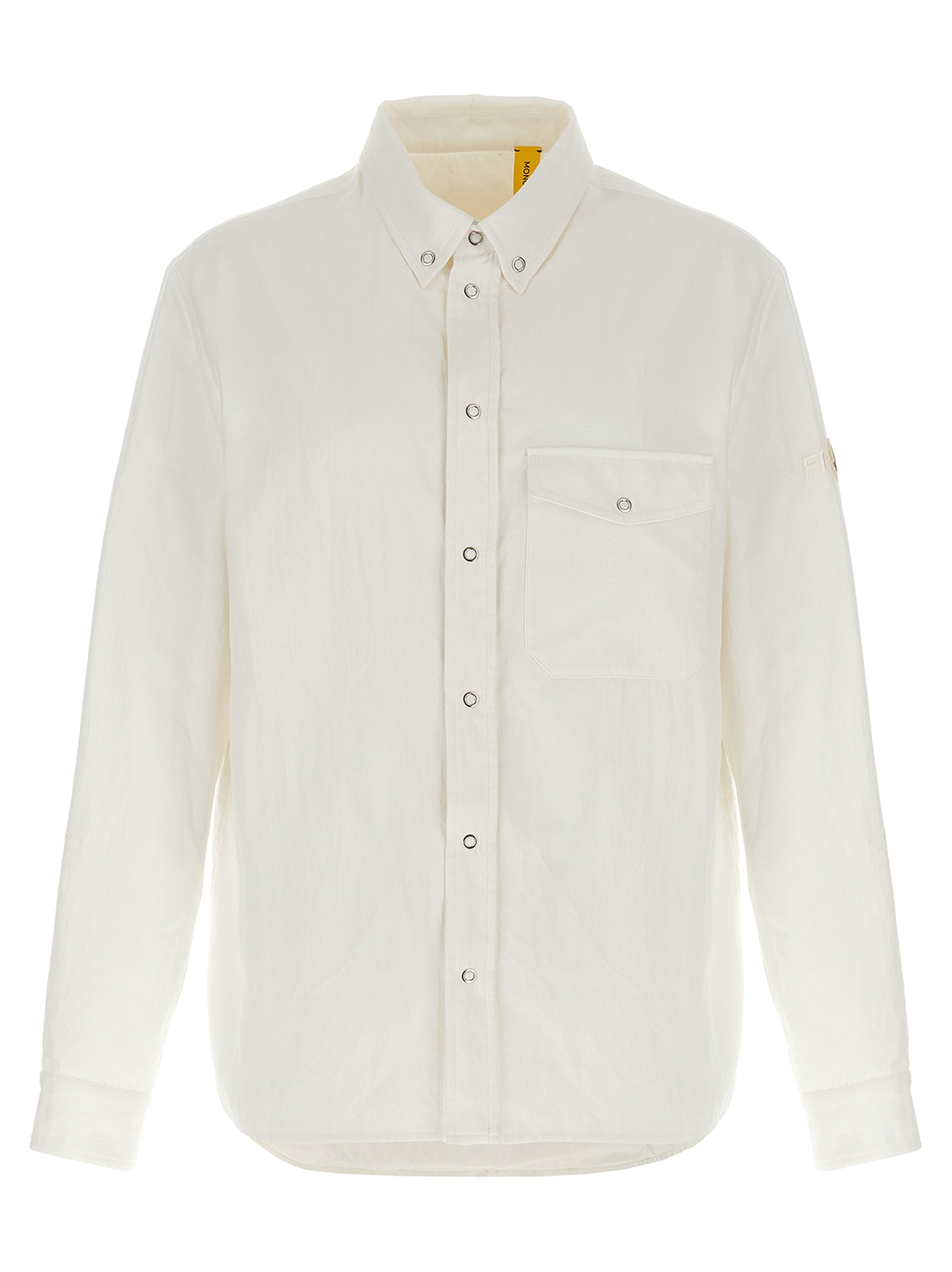 MONCLER GENIUS White Polyamide Men's Blouse