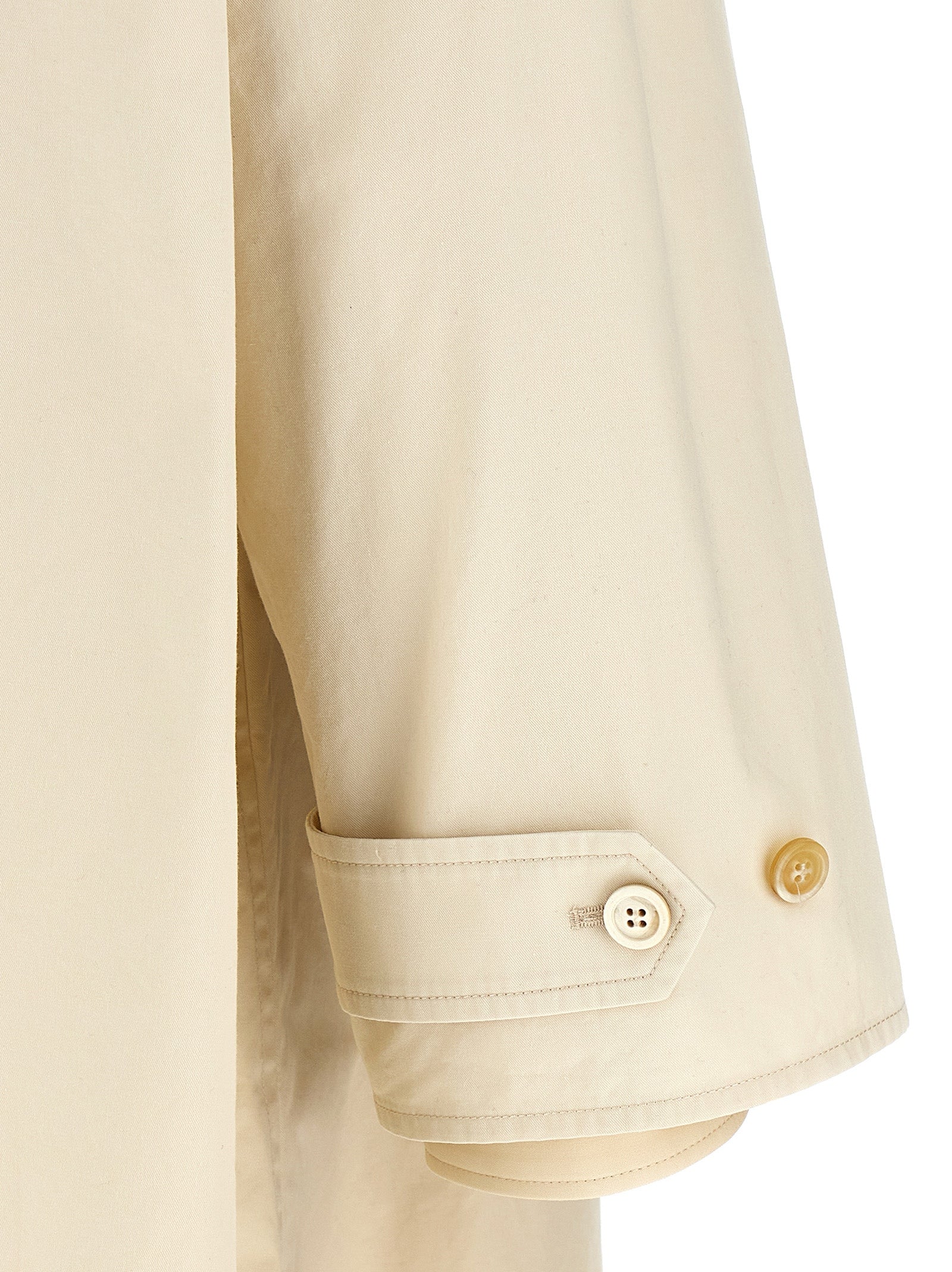 Maison Margiela Beige Cotton Men's Coat