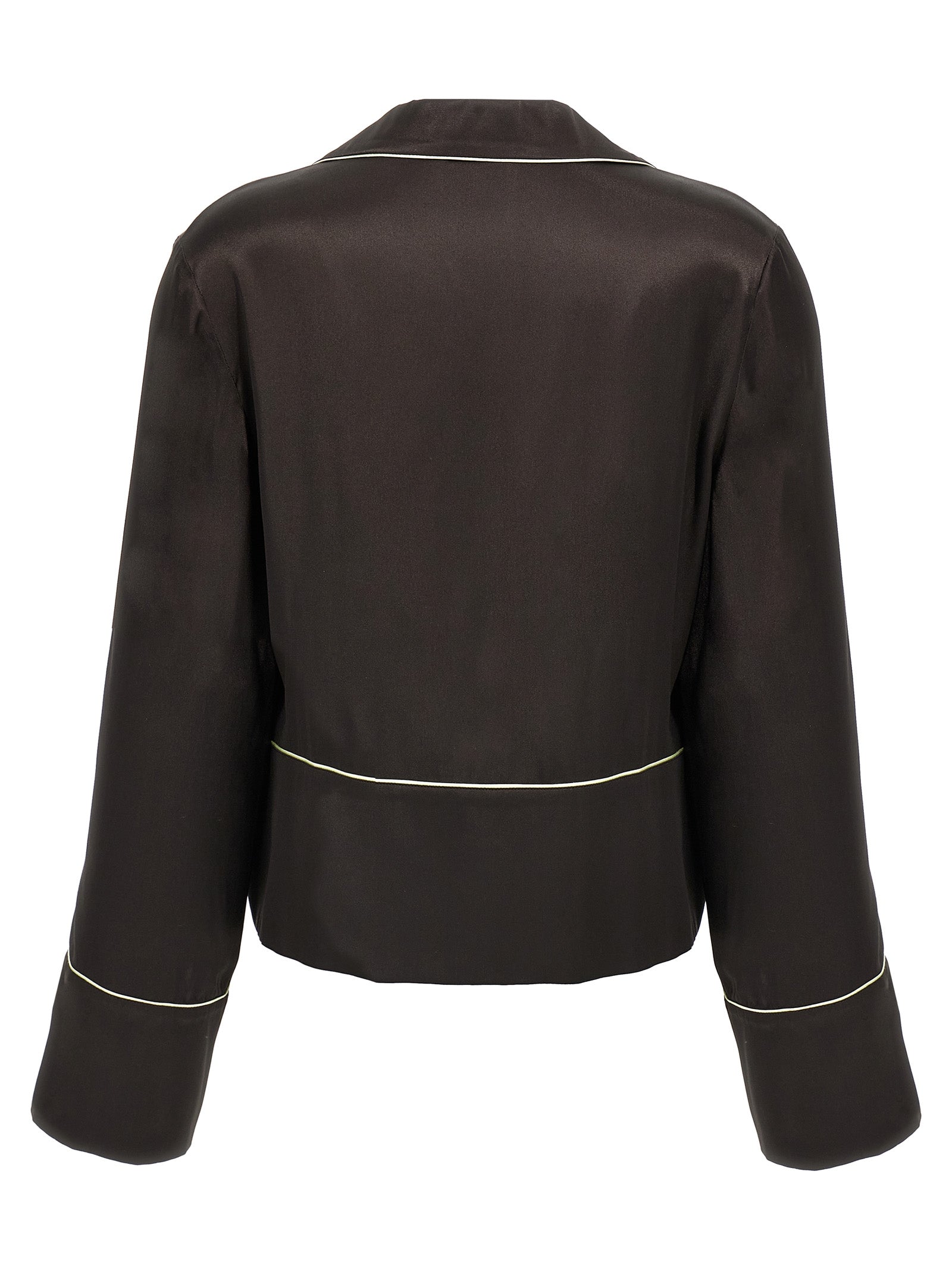 Off-White Black Acetate Women's Blouse