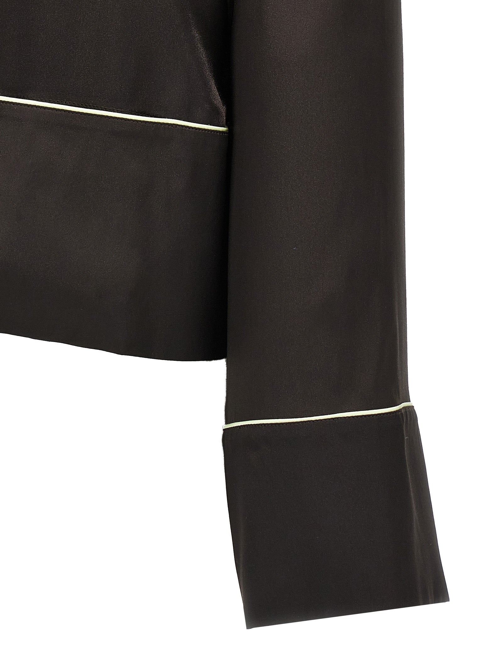 Off-White Black Acetate Women's Blouse