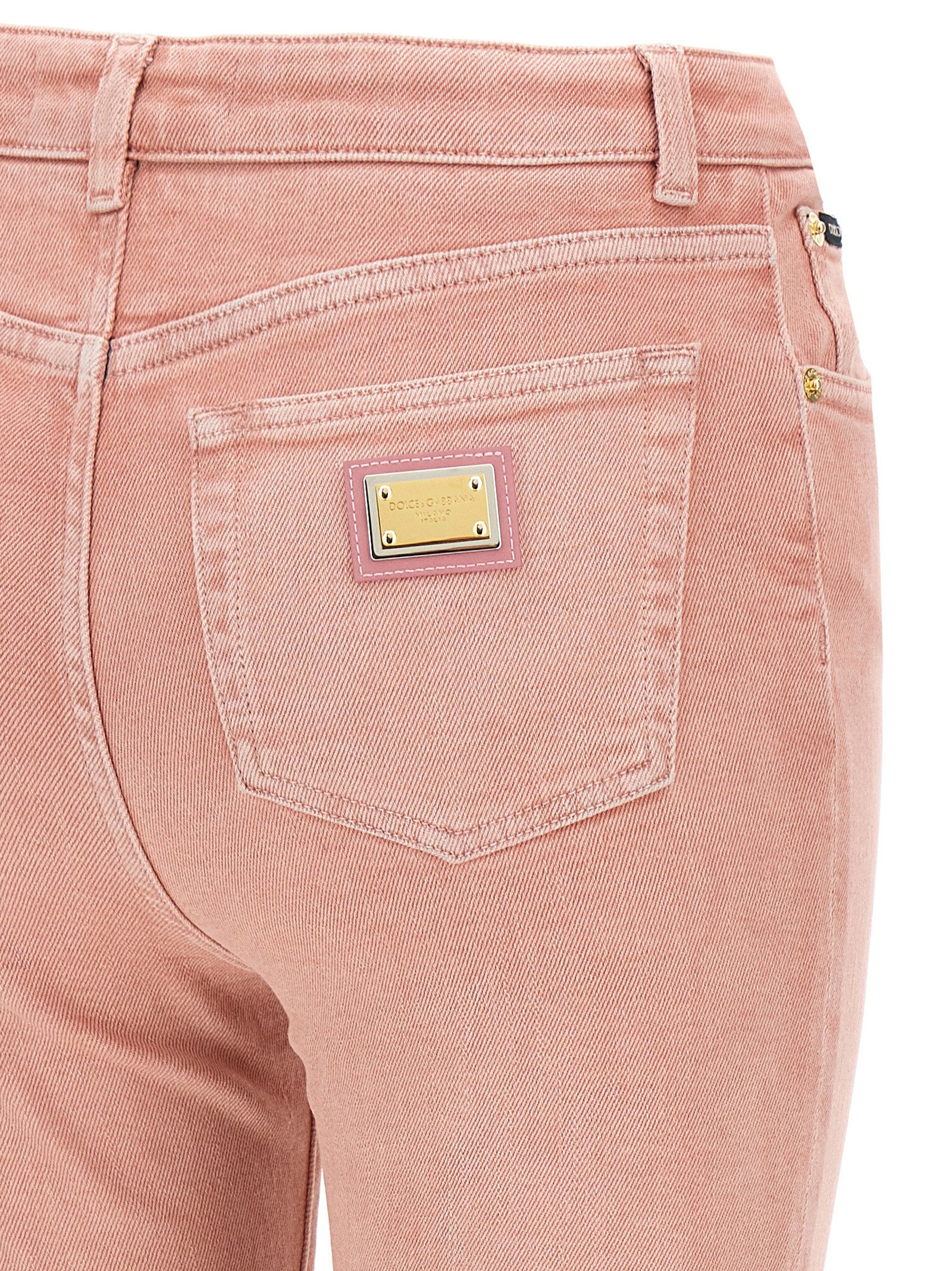 Dolce & Gabbana Multicolor Cotton High-Waisted Women's Jean