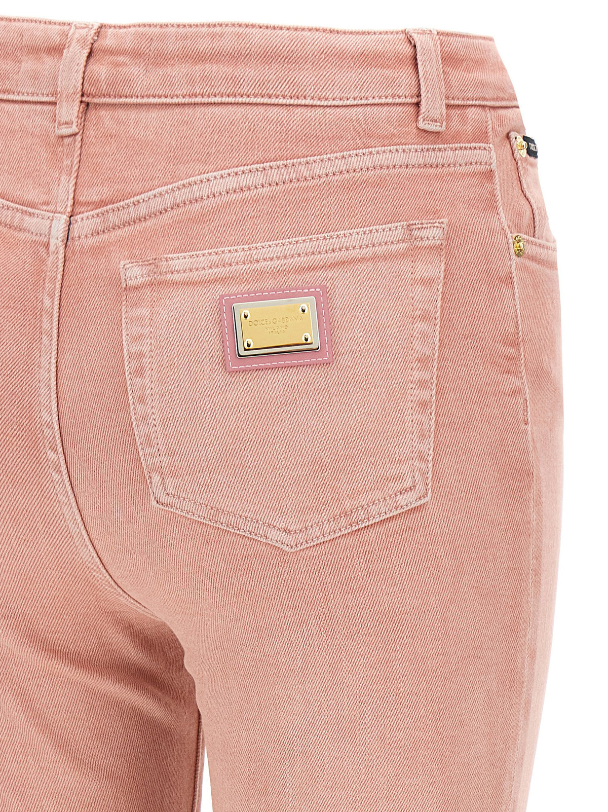 Dolce & Gabbana Multicolor Cotton High-Waisted Women's Jean