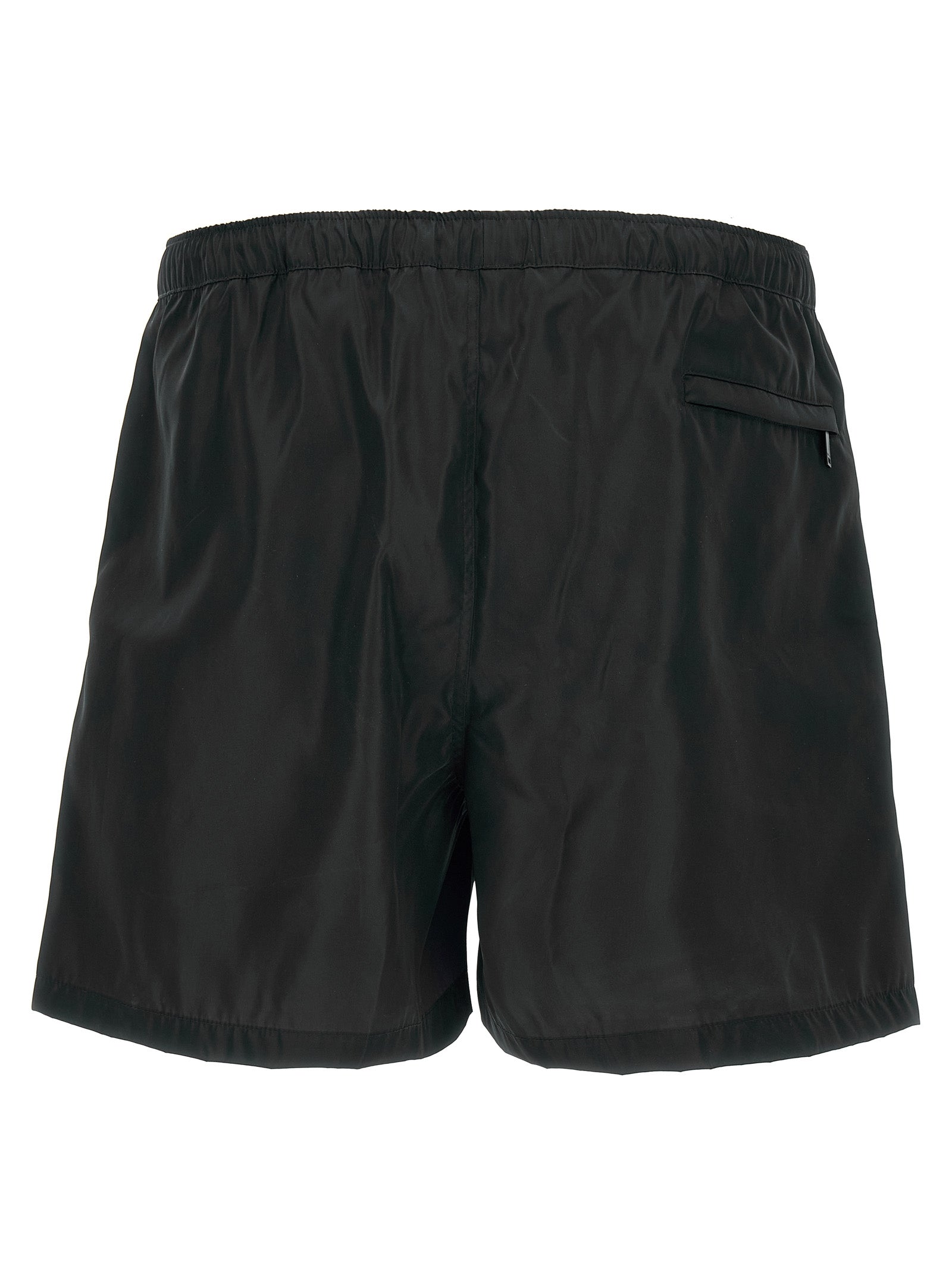 Valentino Garavani Black Polyamide Swim Men's Shorts