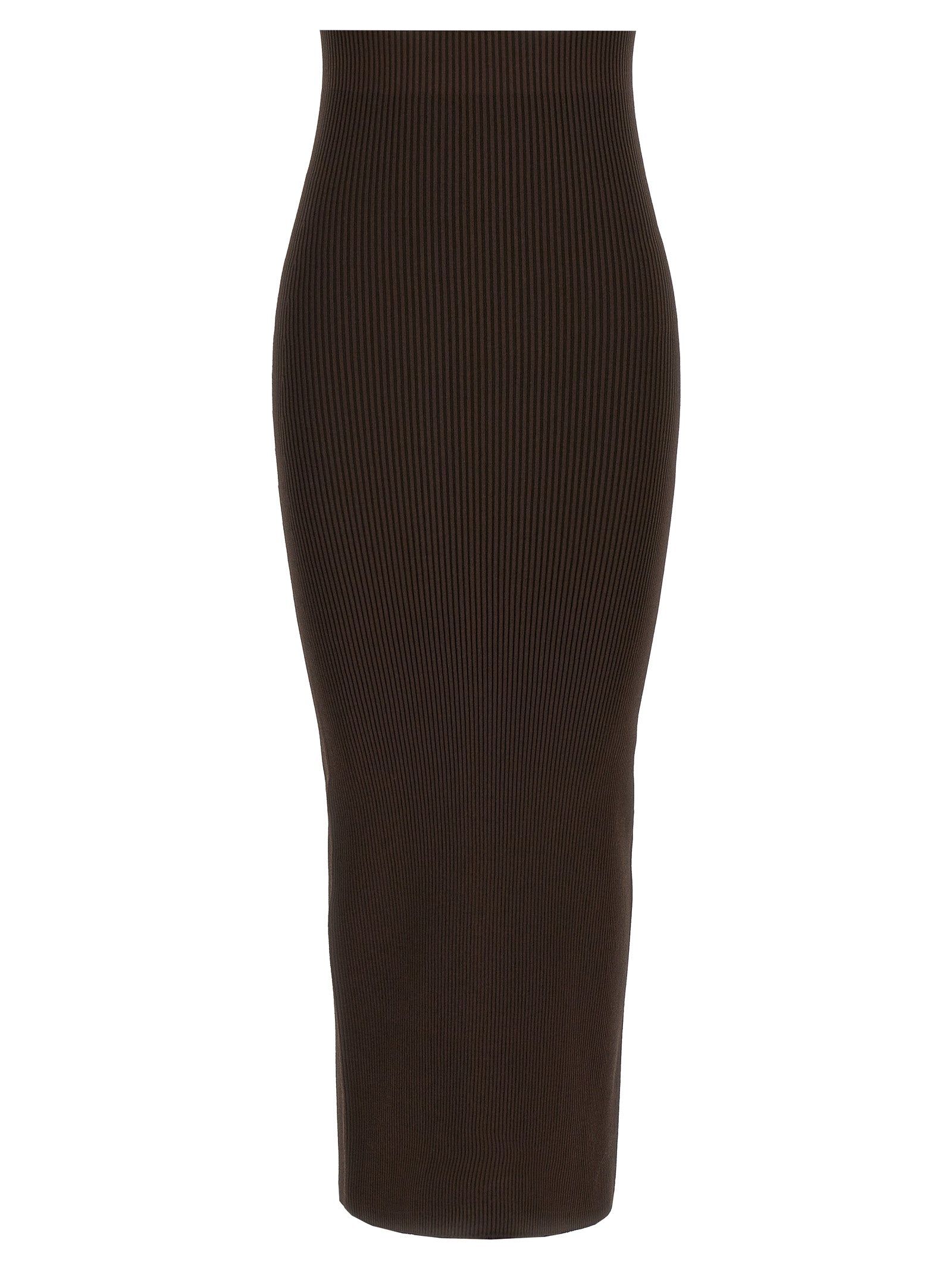 Max Mara Brown Viscose Mini Women's Skirt