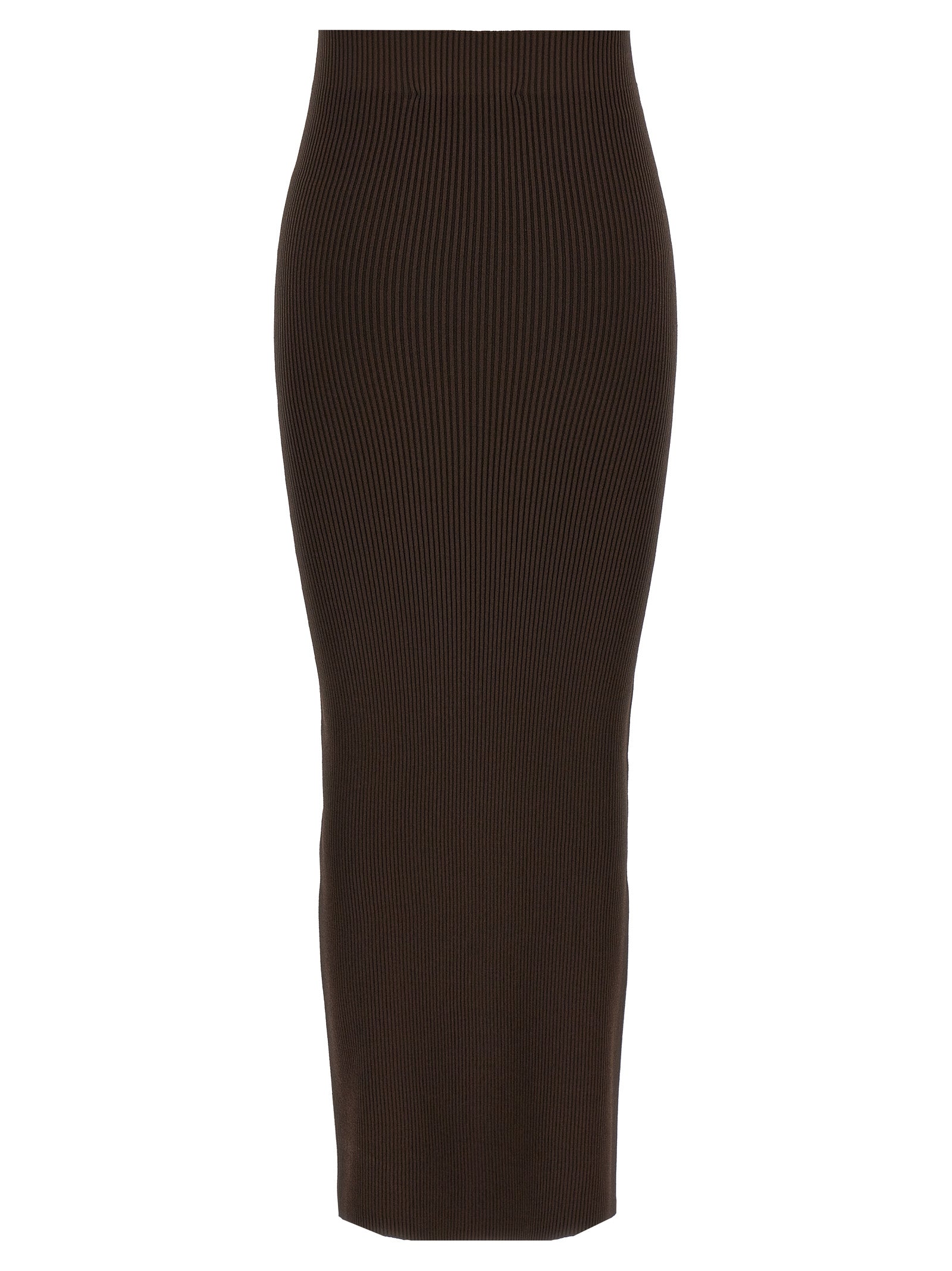 Max Mara Brown Viscose Mini Women's Skirt