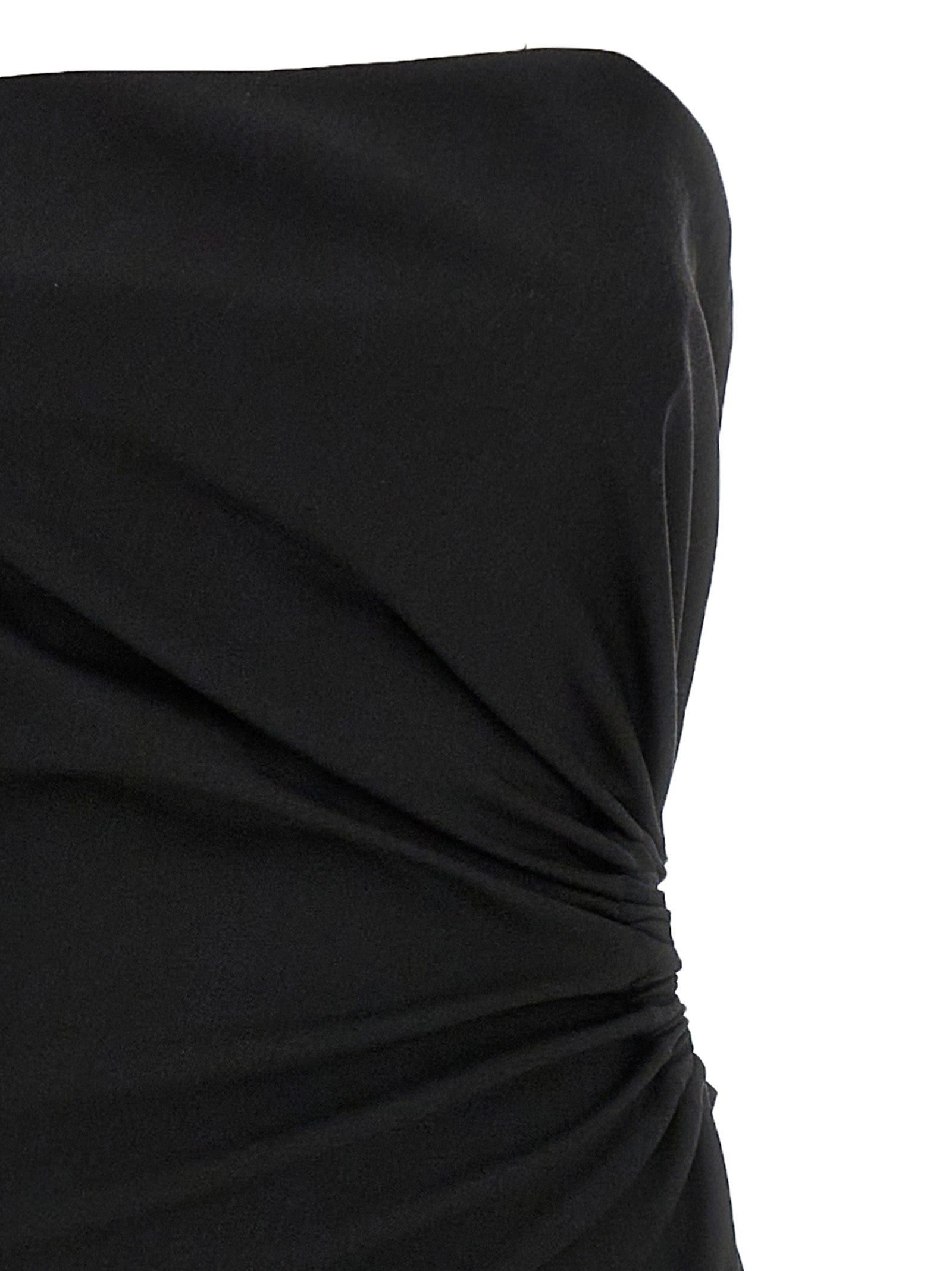 Max Mara Black Virgin Wool Long Women's Dress