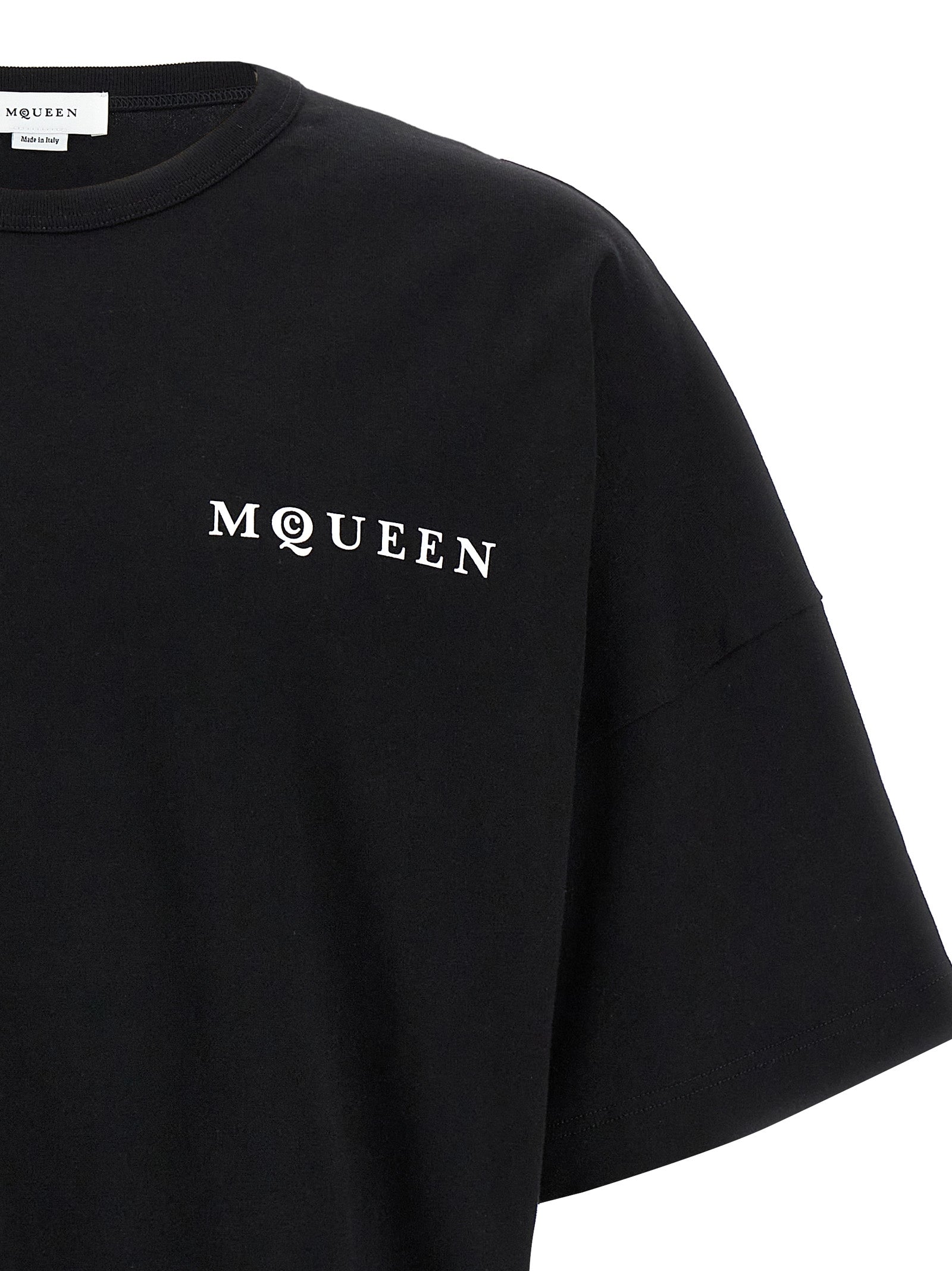 Alexander McQueen Bicolor Cotton Men's T-Shirt