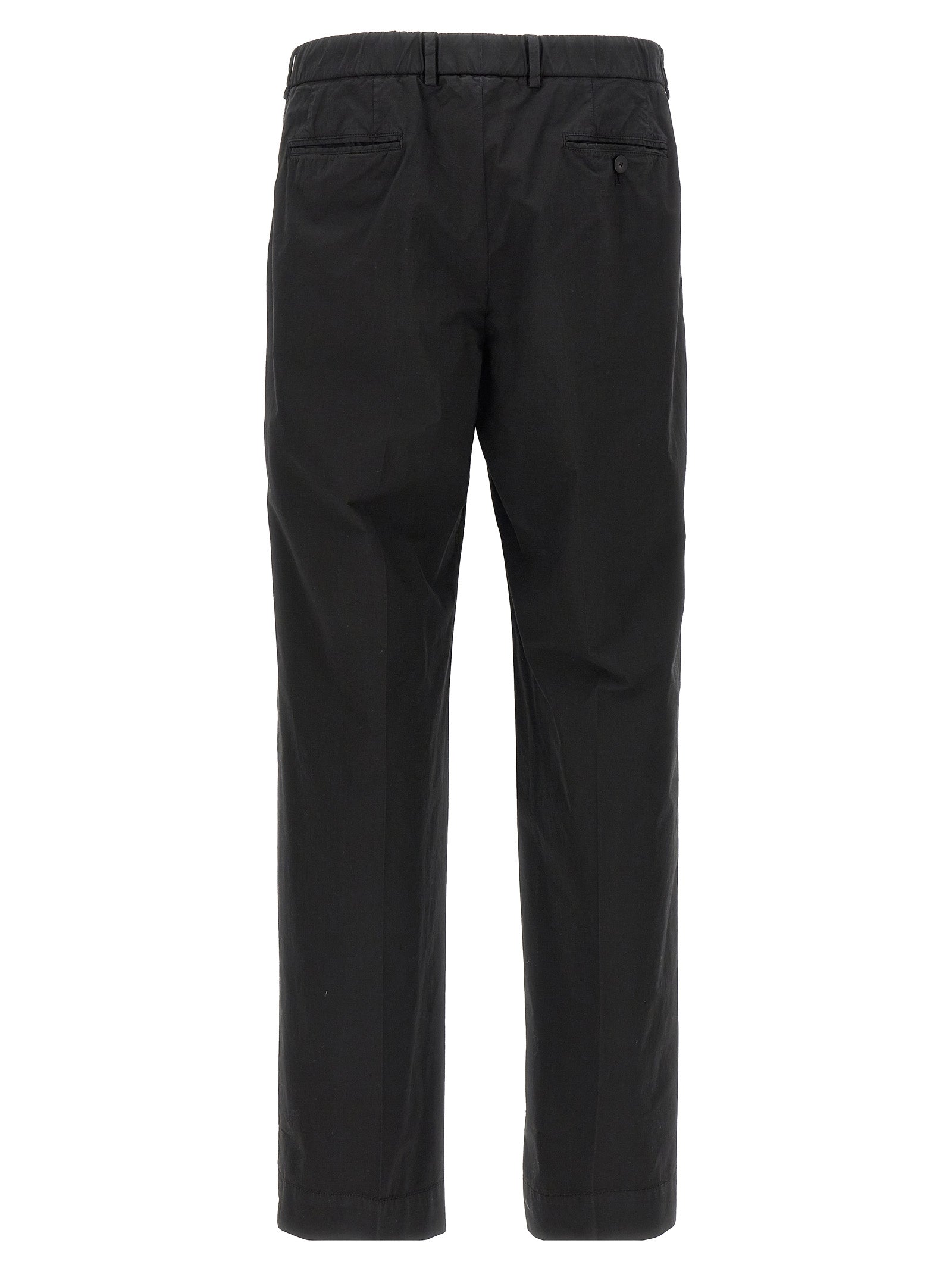 CELLAR DOOR Black Cotton Casual Men's Pants