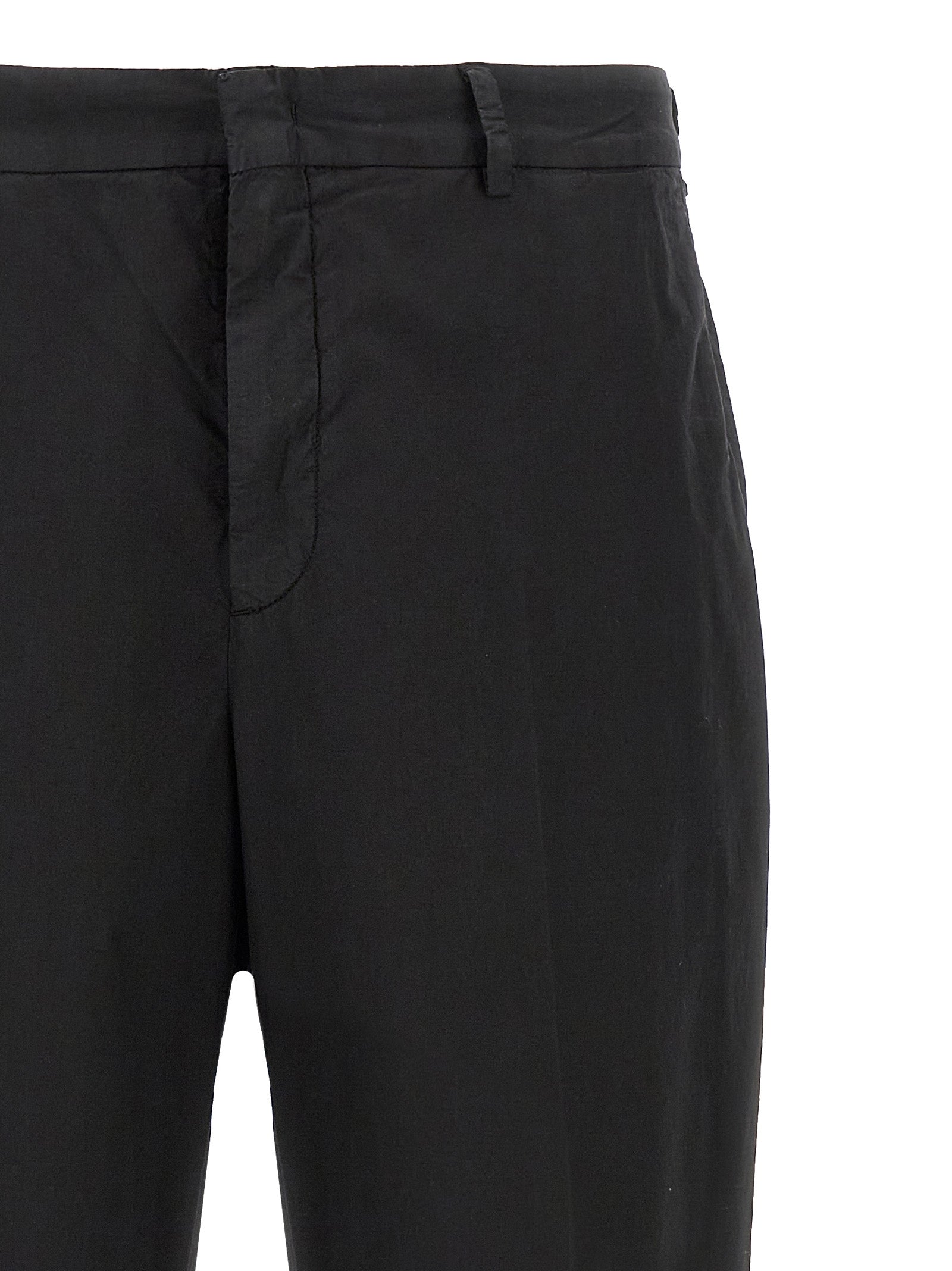 CELLAR DOOR Black Cotton Casual Men's Pants