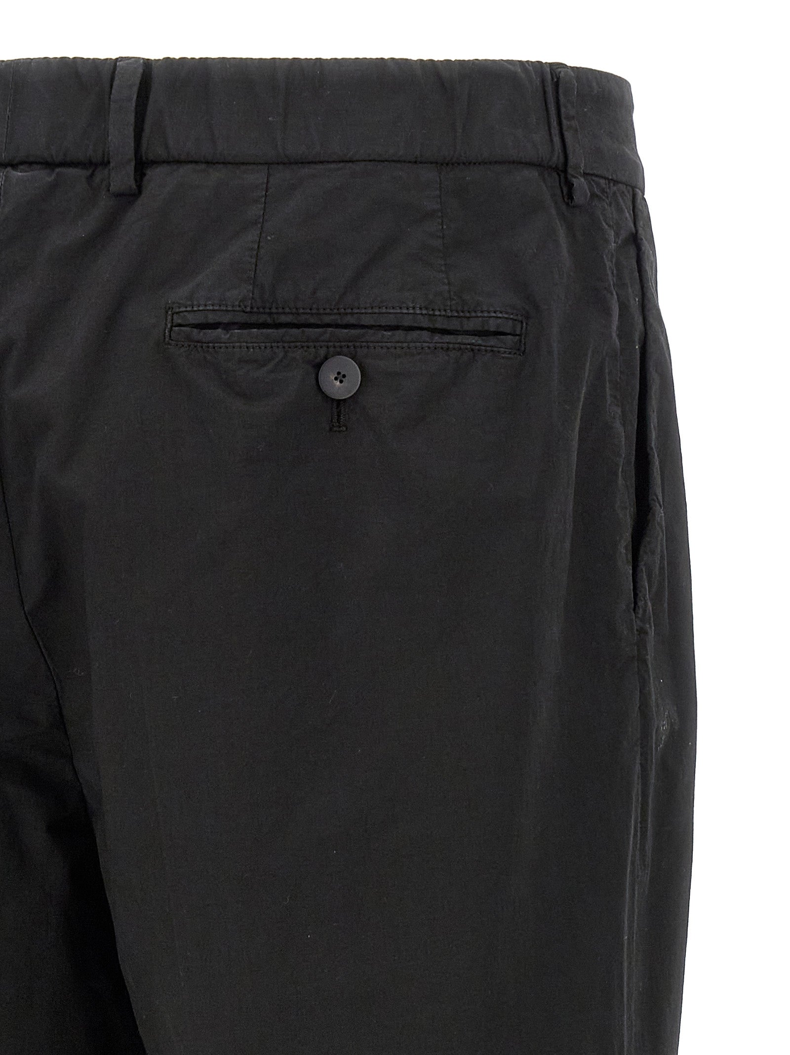 CELLAR DOOR Black Cotton Casual Men's Pants