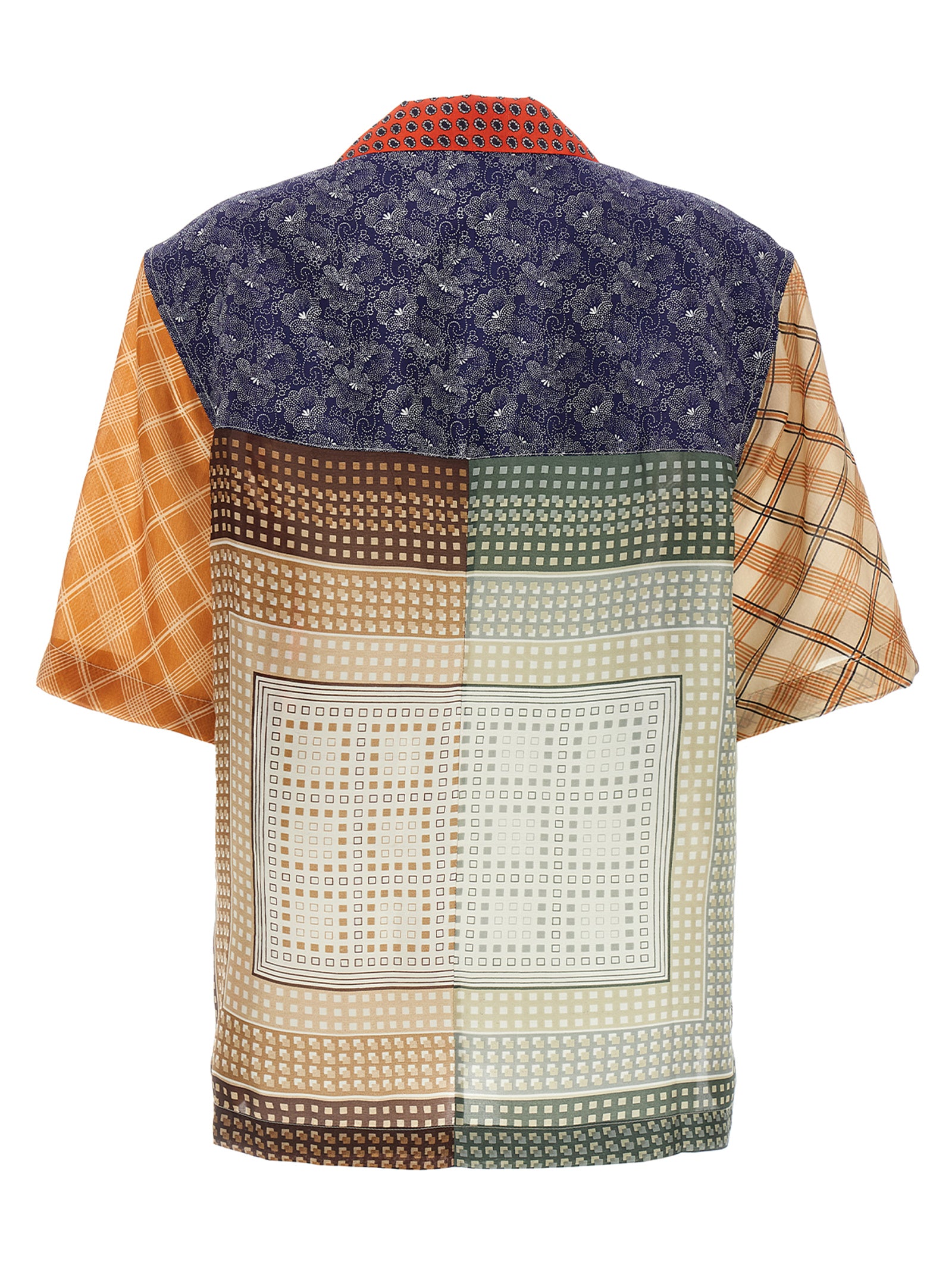 Marine Serre Multicolor Silk Women's Blouse