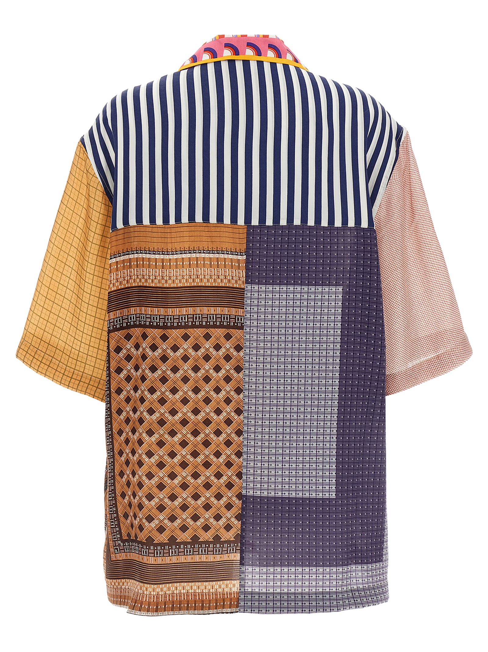 Marine Serre Multicolor Silk Women's Blouse