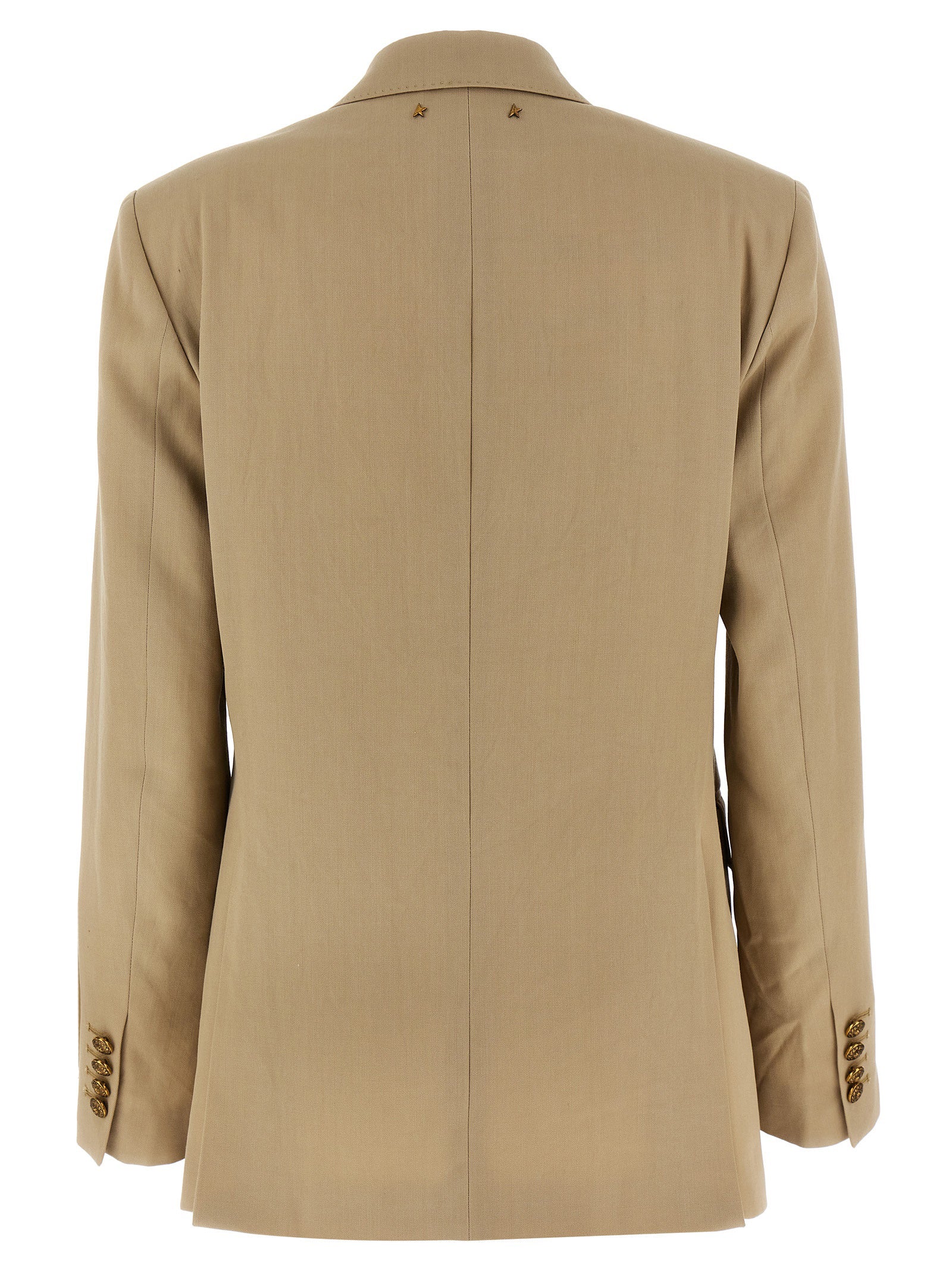 Golden Goose Beige Virgin Wool Women's Blazer