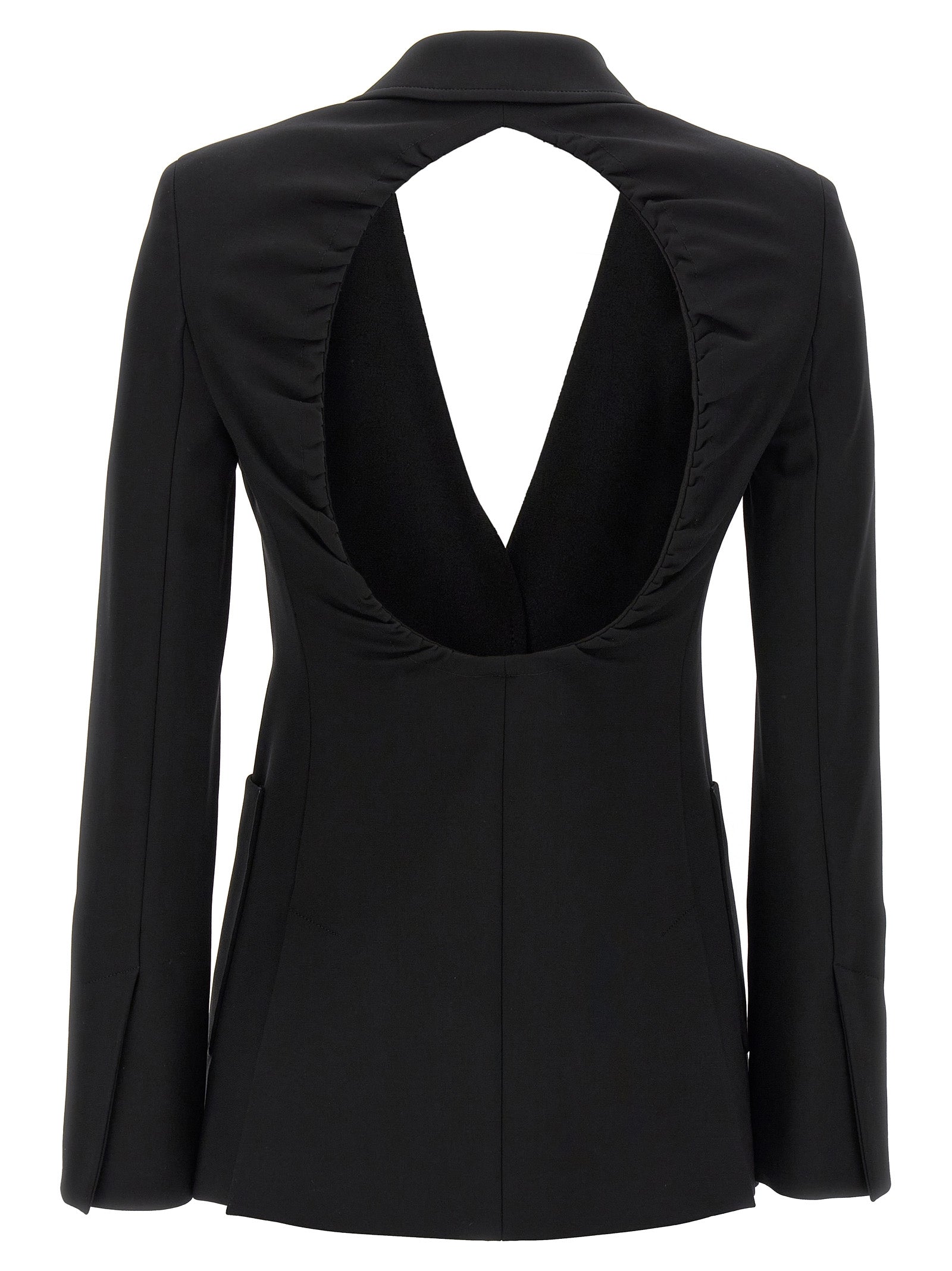 Max Mara Black Viscose Women's Blazer