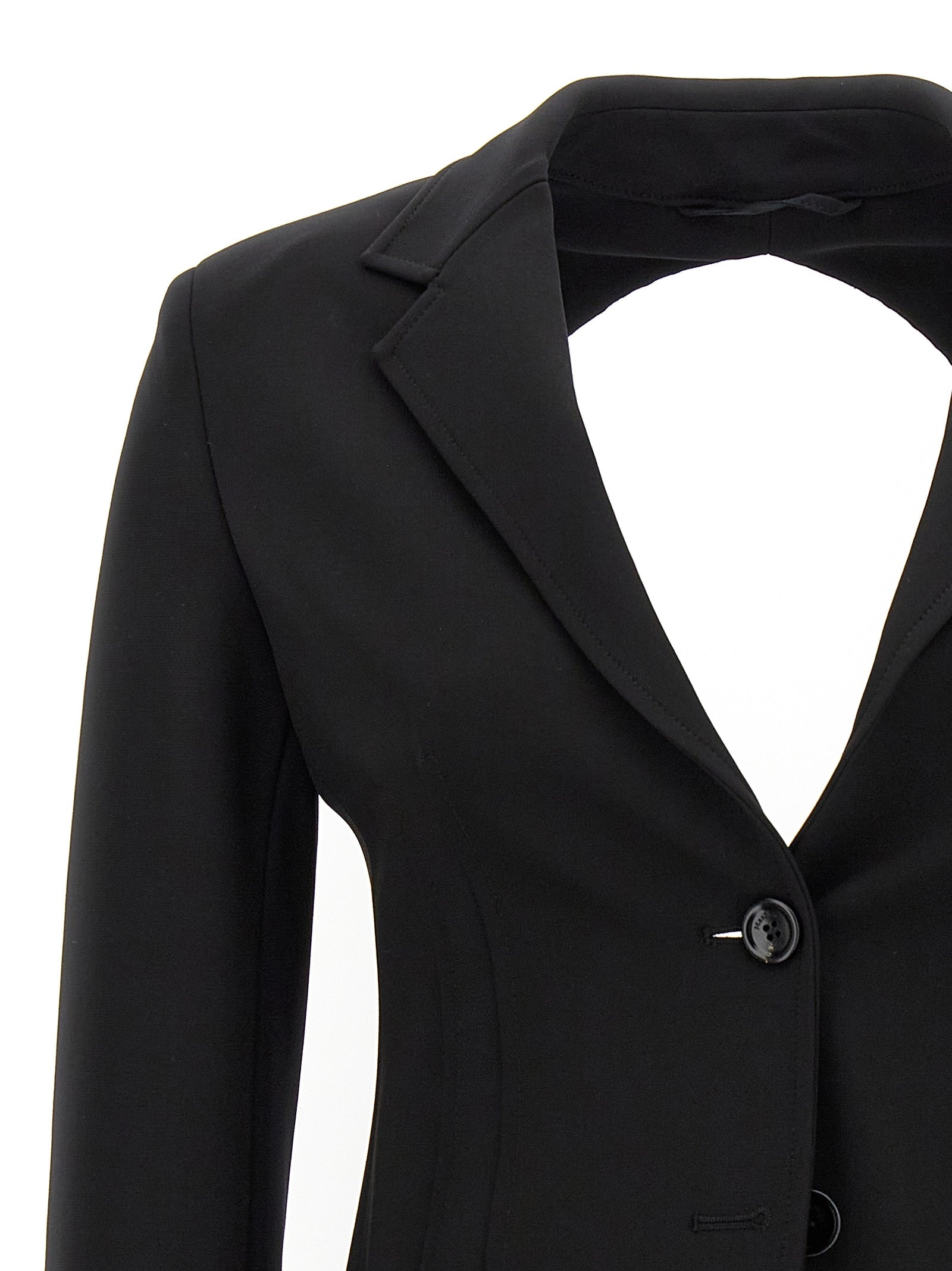 Max Mara Black Viscose Women's Blazer