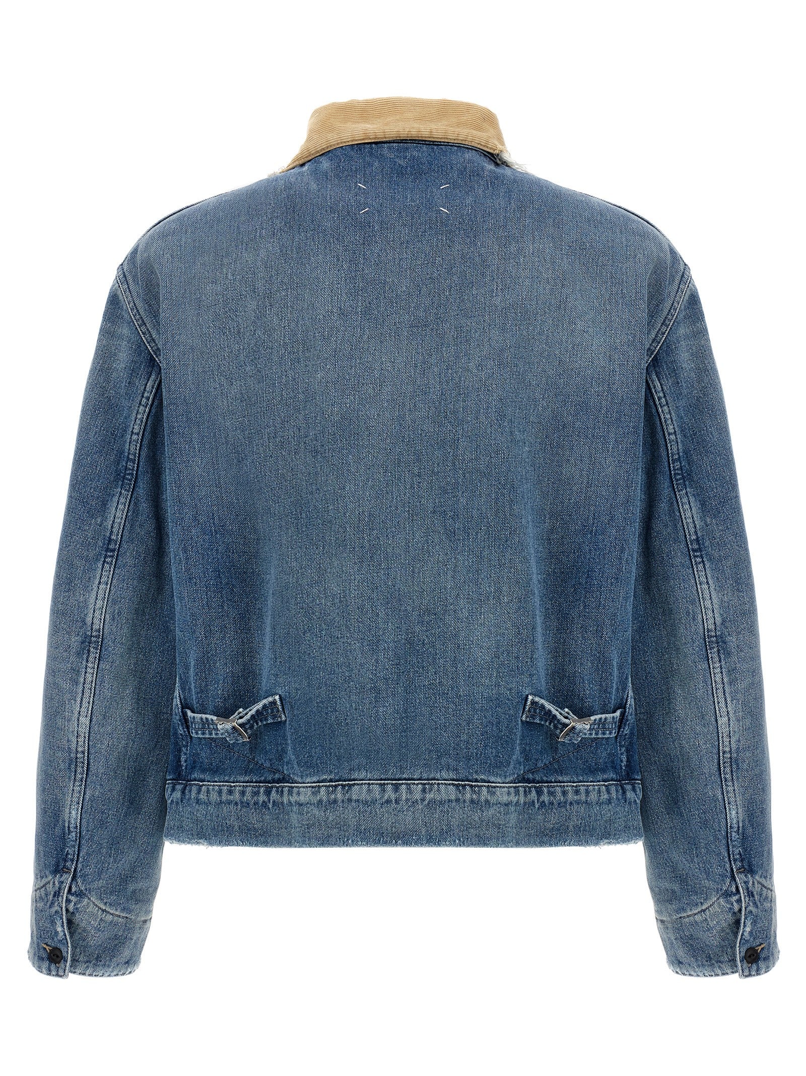 Maison Margiela Blue Cotton Denim Men's Jacket