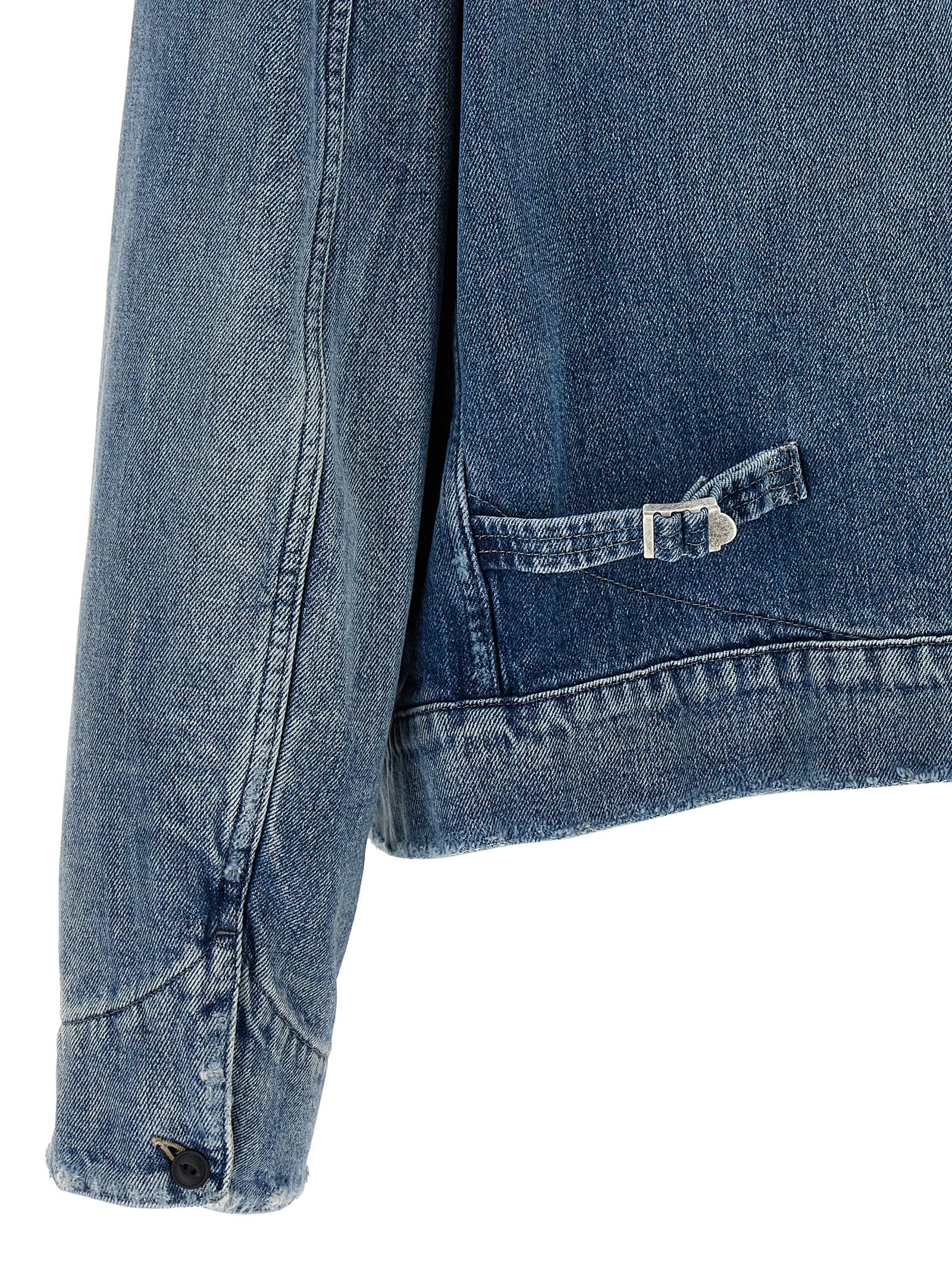 Maison Margiela Blue Cotton Denim Men's Jacket