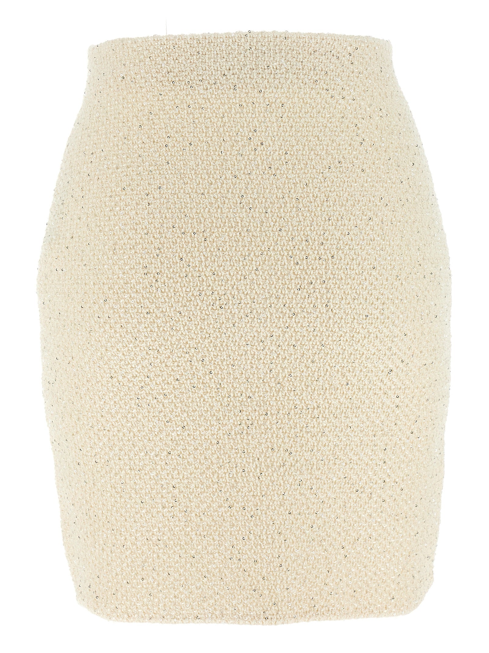 Self-Portrait Bicolor Cotton Long Women's Skirt