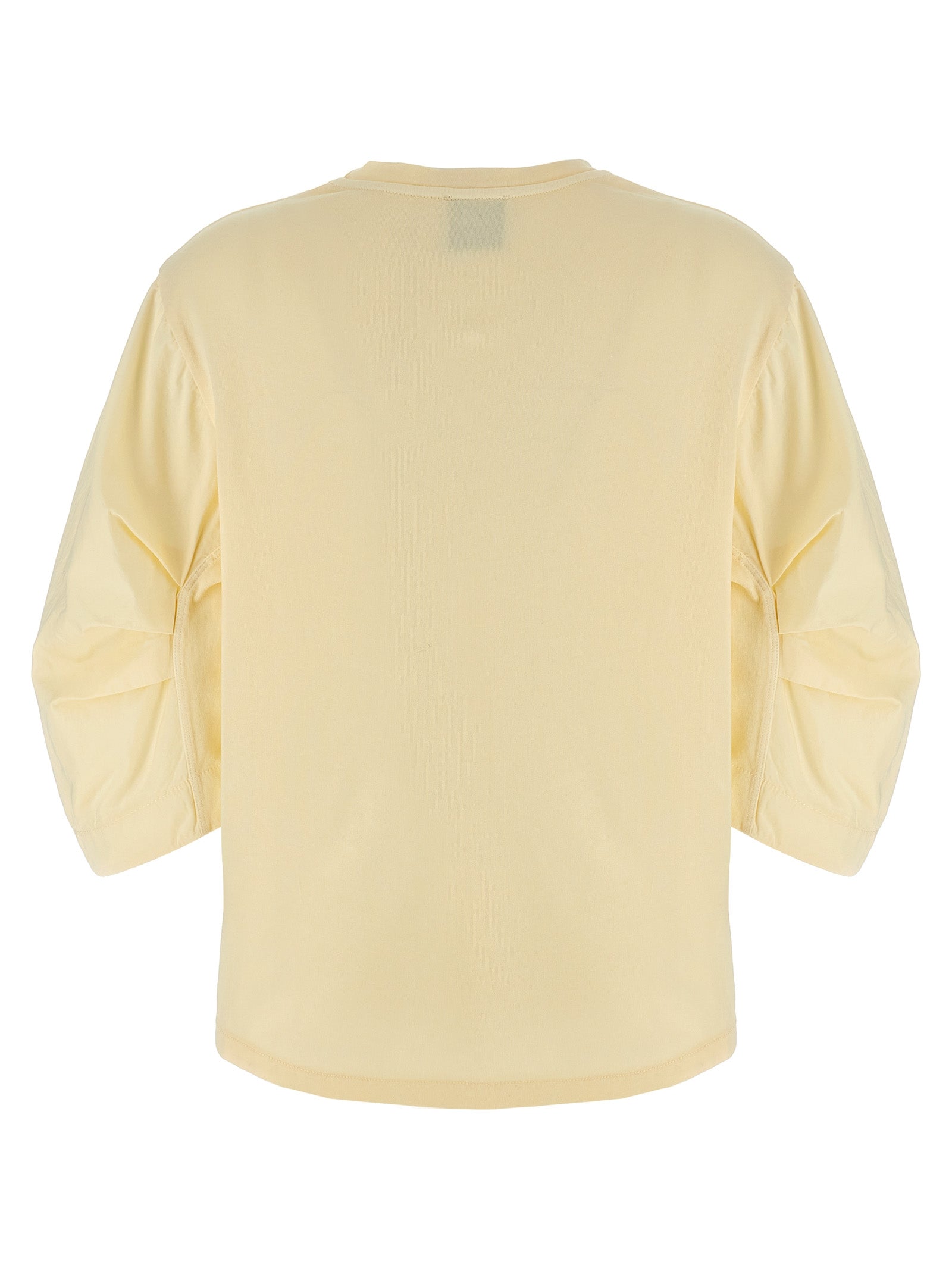 NUDE Beige Cotton Women's T-Shirt