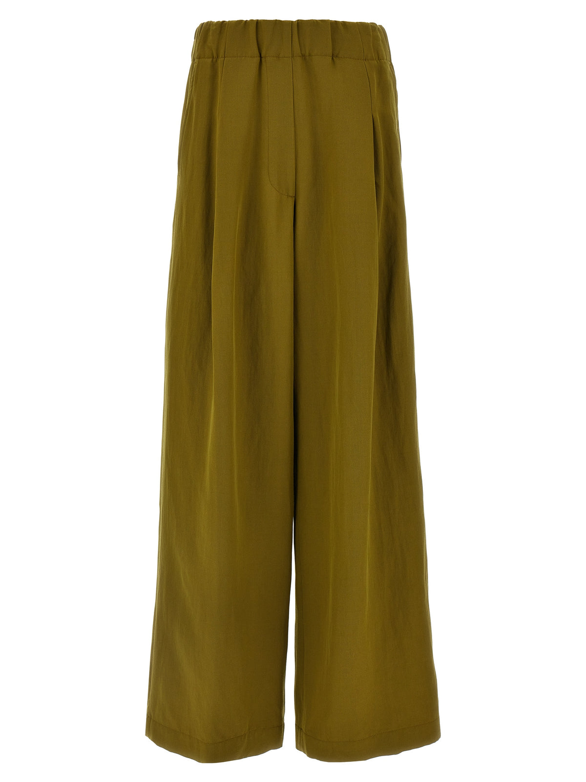 Dries Van Noten Bicolor Wool Casual Women's Pants