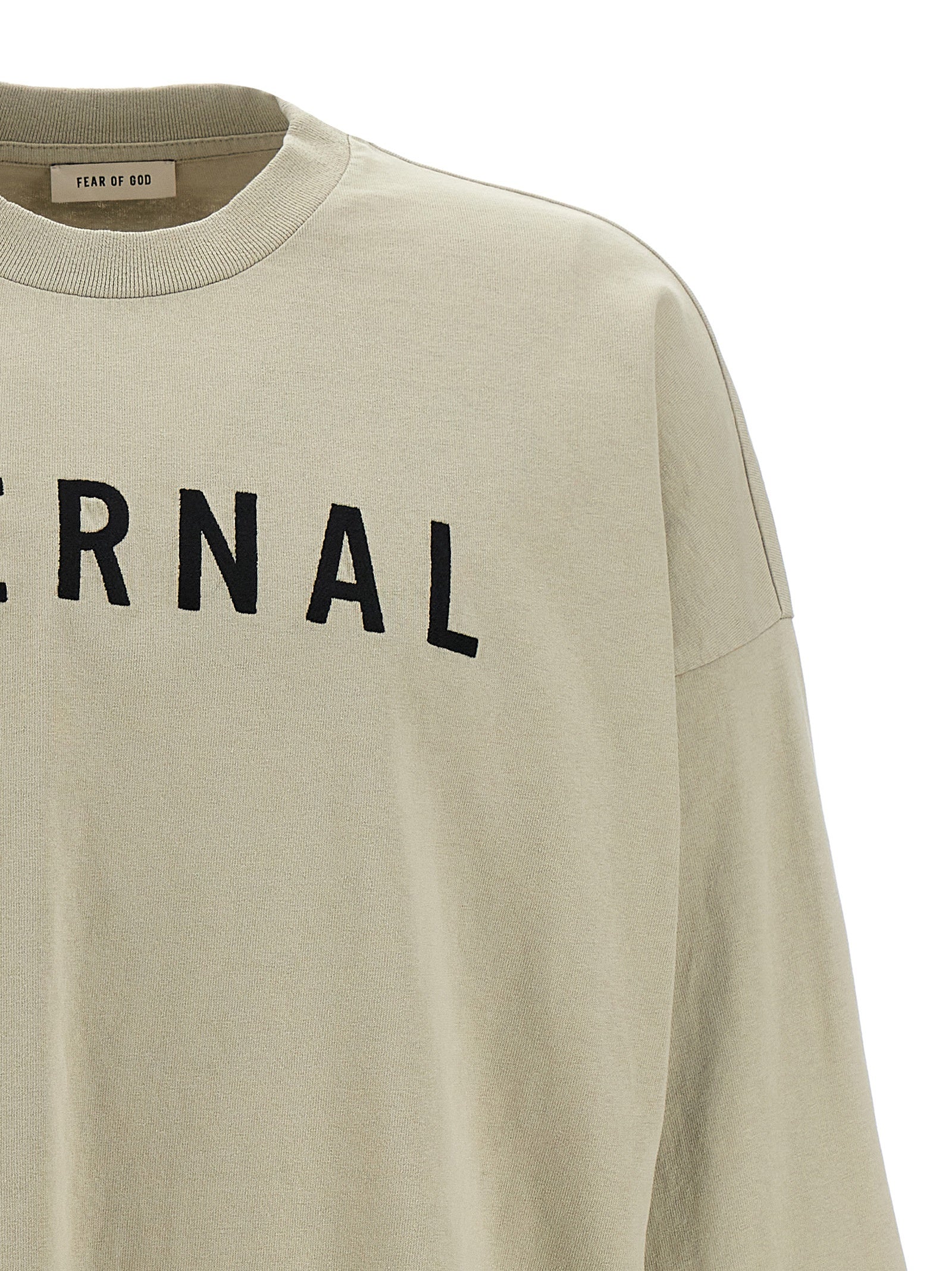Fear Of God Gray Cotton Men's T-Shirt