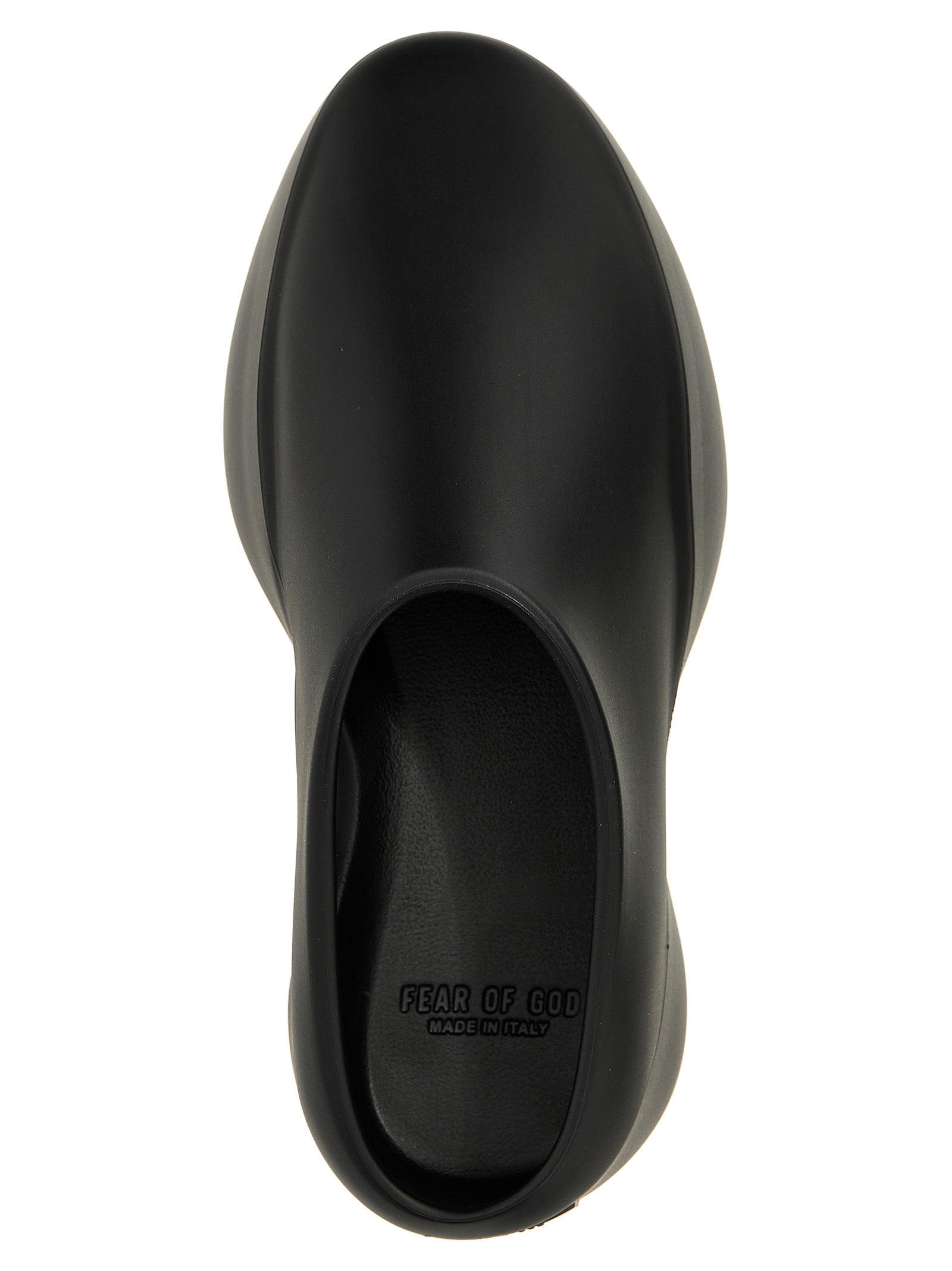 Fear Of God Black Rubber Men's Clogs